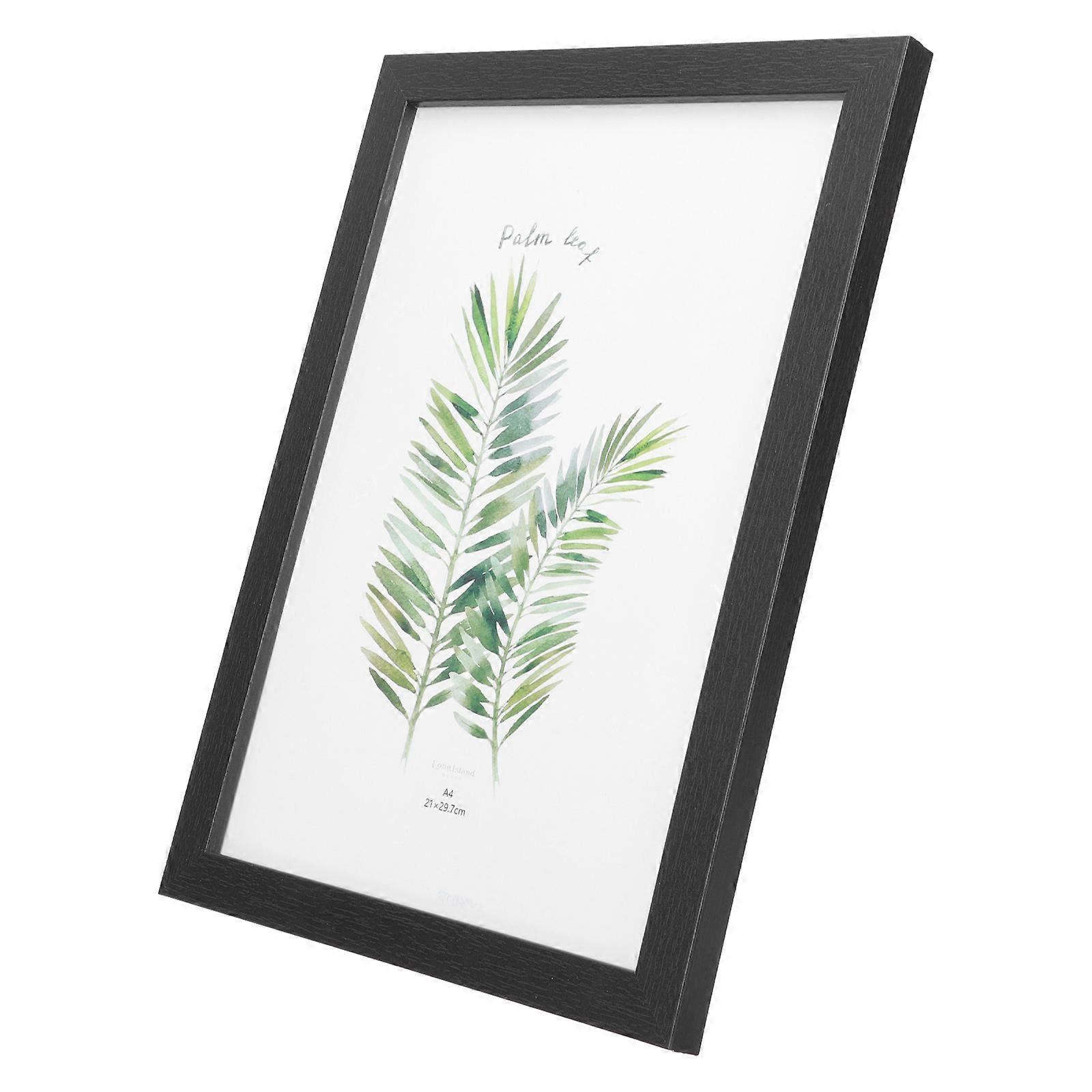 Wooden Photo Frame Display Holder for Desk Wall   Elegant Simple Design for Home Office and Creative DIY Use