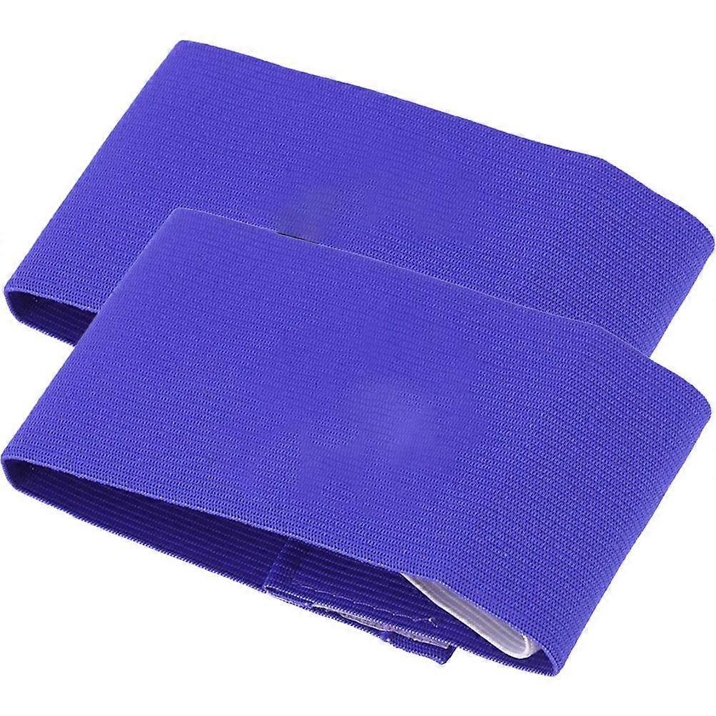 Captain Band Anti-Slip Adjustable Durable Nylon For Football Training 2Pcs