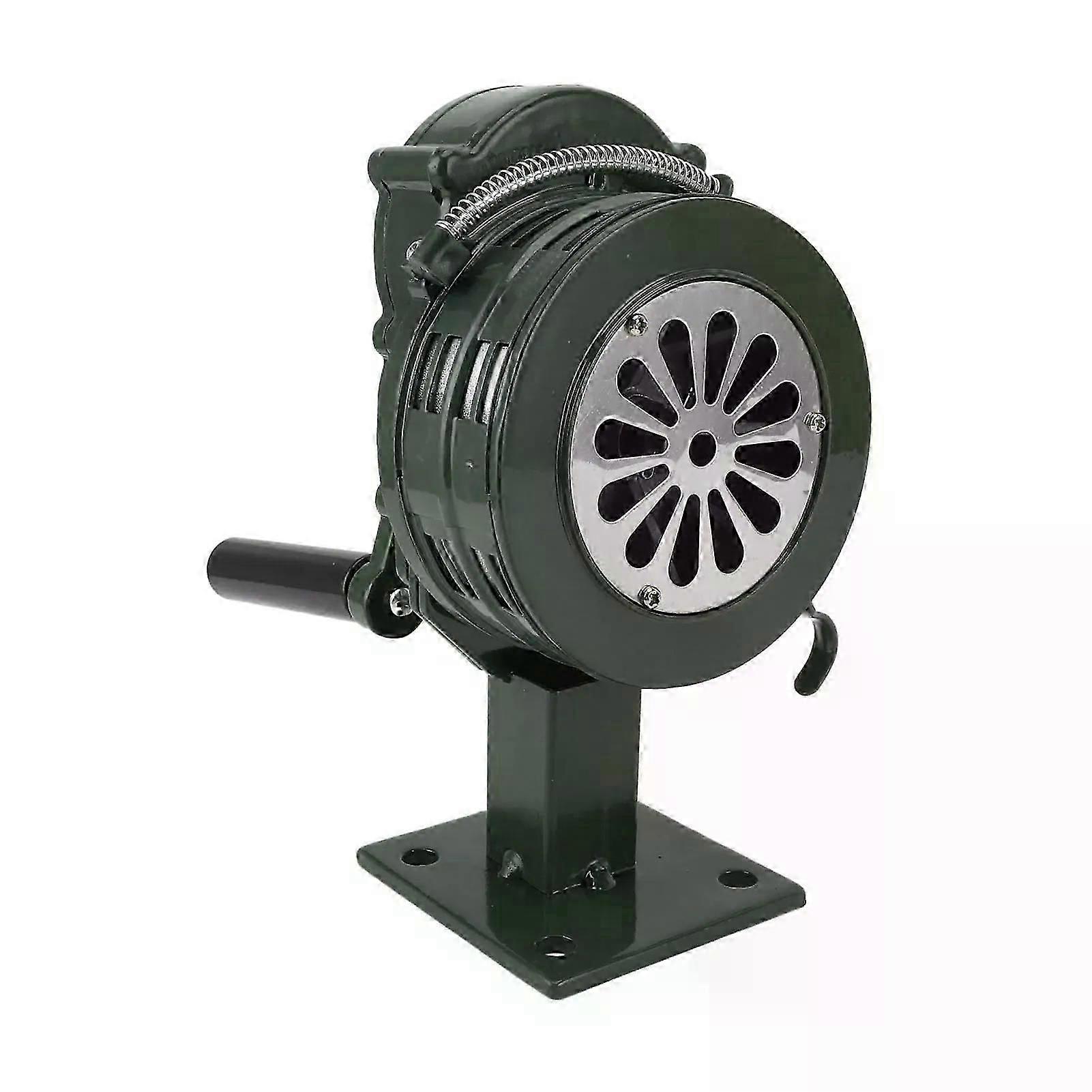 Air Raid Alarm Hand Crank Siren Aluminium Alloy 110dB Loud Alarm Air Raid Tornado Siren Horns Alarm Fit For Emergency Air Raid Siren