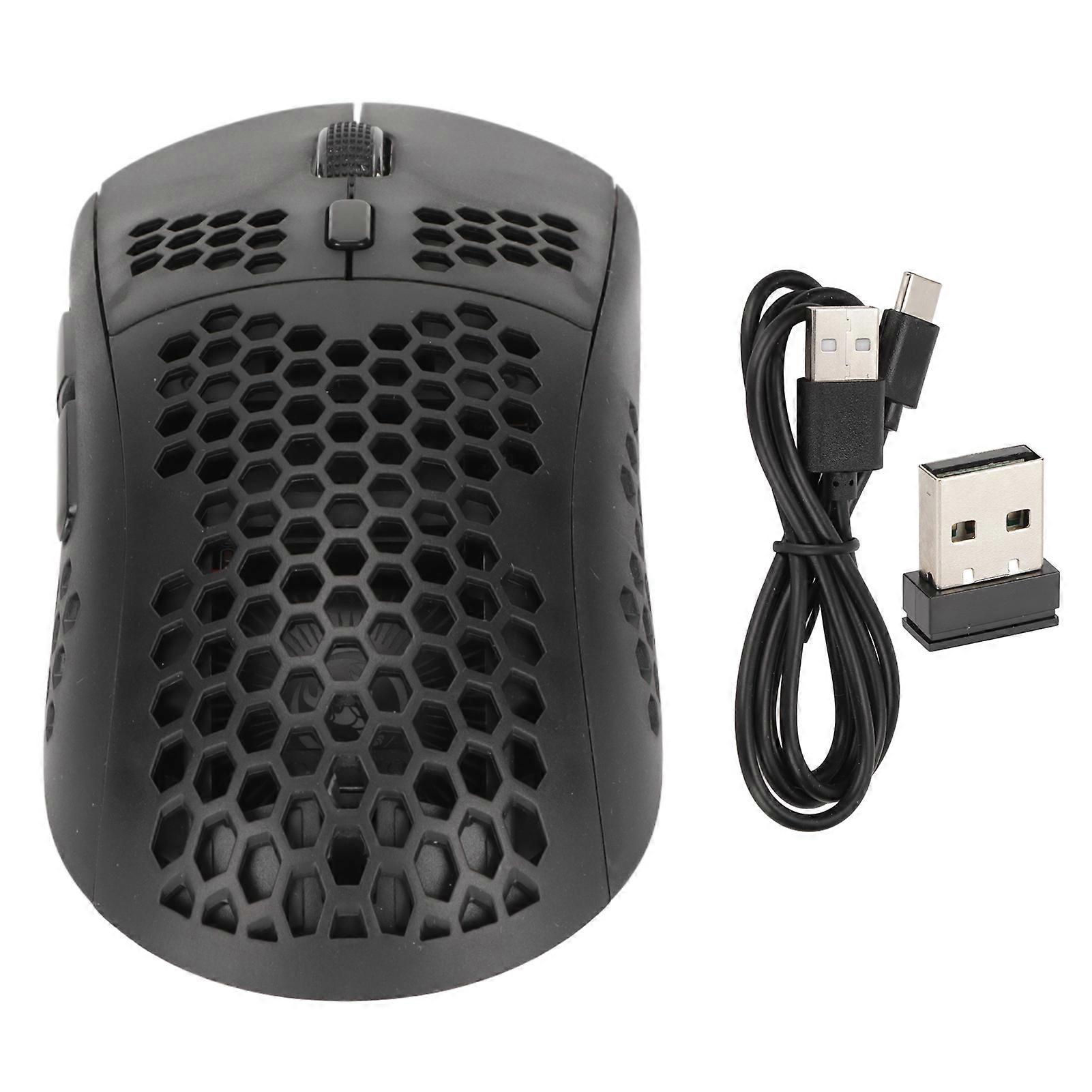 RGB Wireless Mechanical Mouse, 3 Connection Modes, 4 DPI Levels, 2.4G Cooling, Windows and OS X Compatible