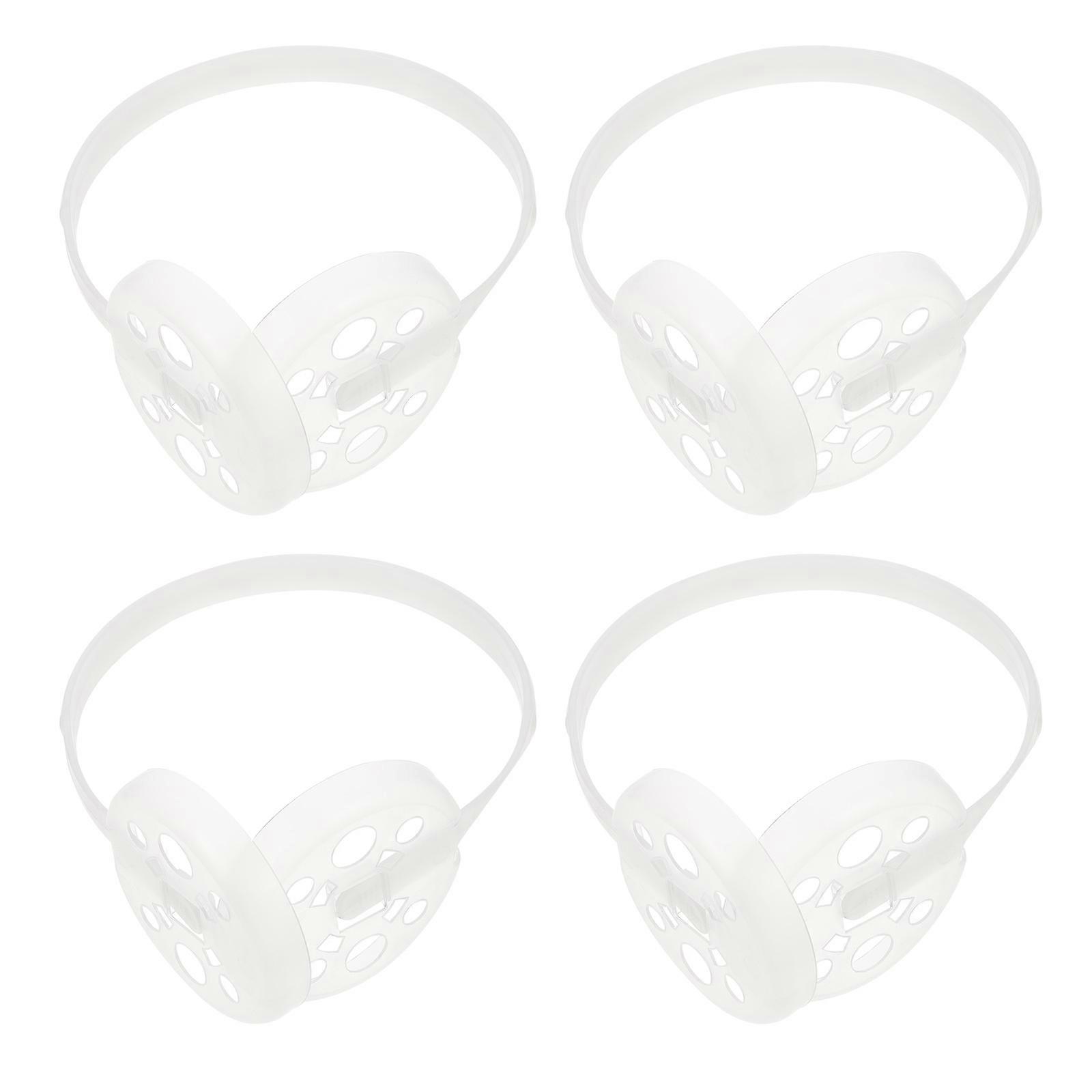 4pcs DIY Earmuff Frames for Winter & Autumn Warmers – Reusable Craft Supplies for Custom Ear Covers, Ideal for Handmade Accessories & Gift Crafting