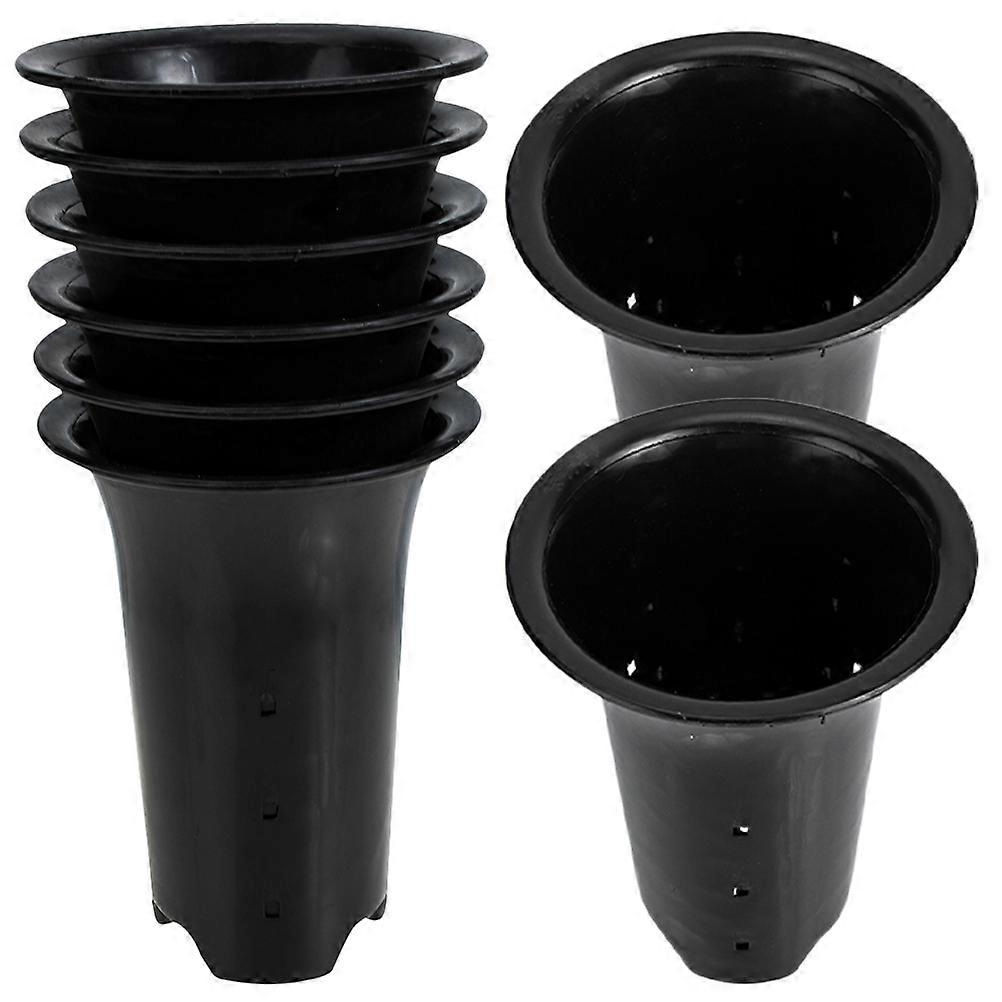 Here's a polished and engaging product description based on your input:
**8pcs Orchid Pots with Drainage Holes – Ventilated Orchid Planters for