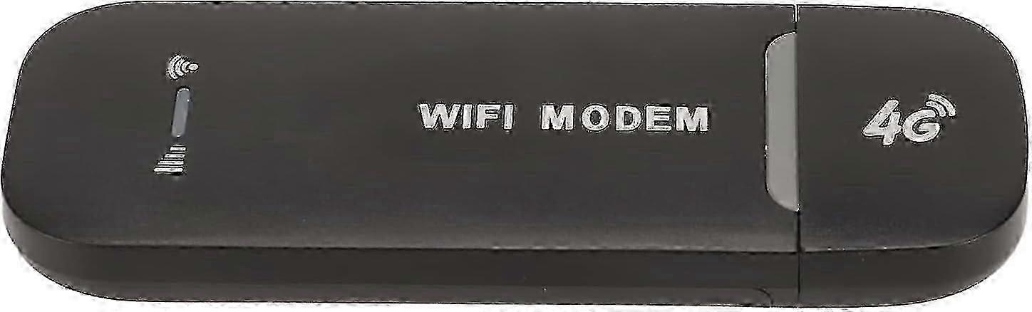 4G WiFi Router Black Easy Connection USB Plug and Play 4G LTE Router for Hotspot SIM Card Phone PC