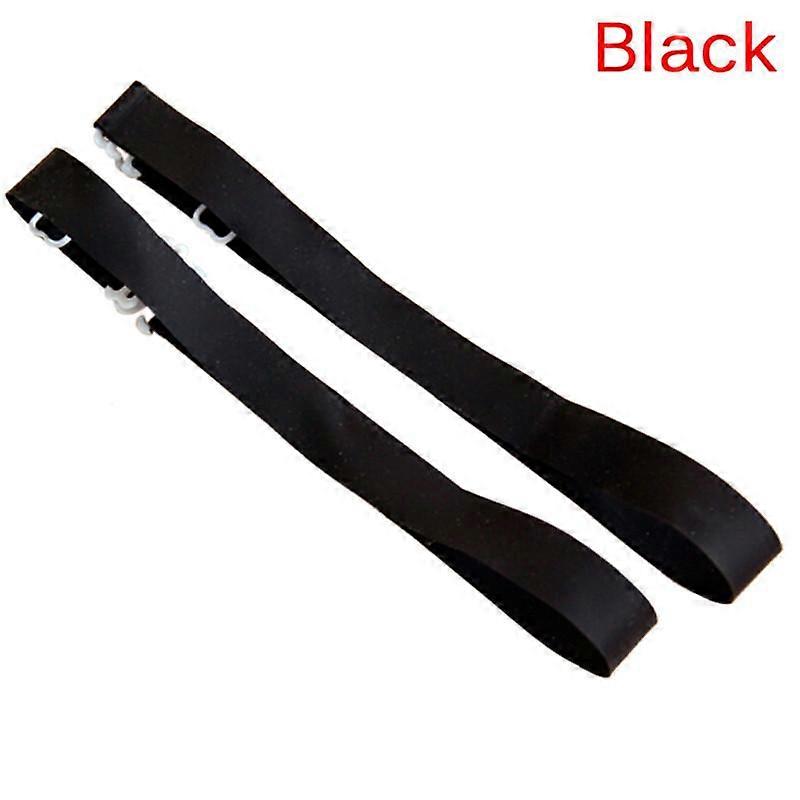 2Pairs 1.5 CM Silicone Adjustable Transparent Invisible Bra Straps Underwear