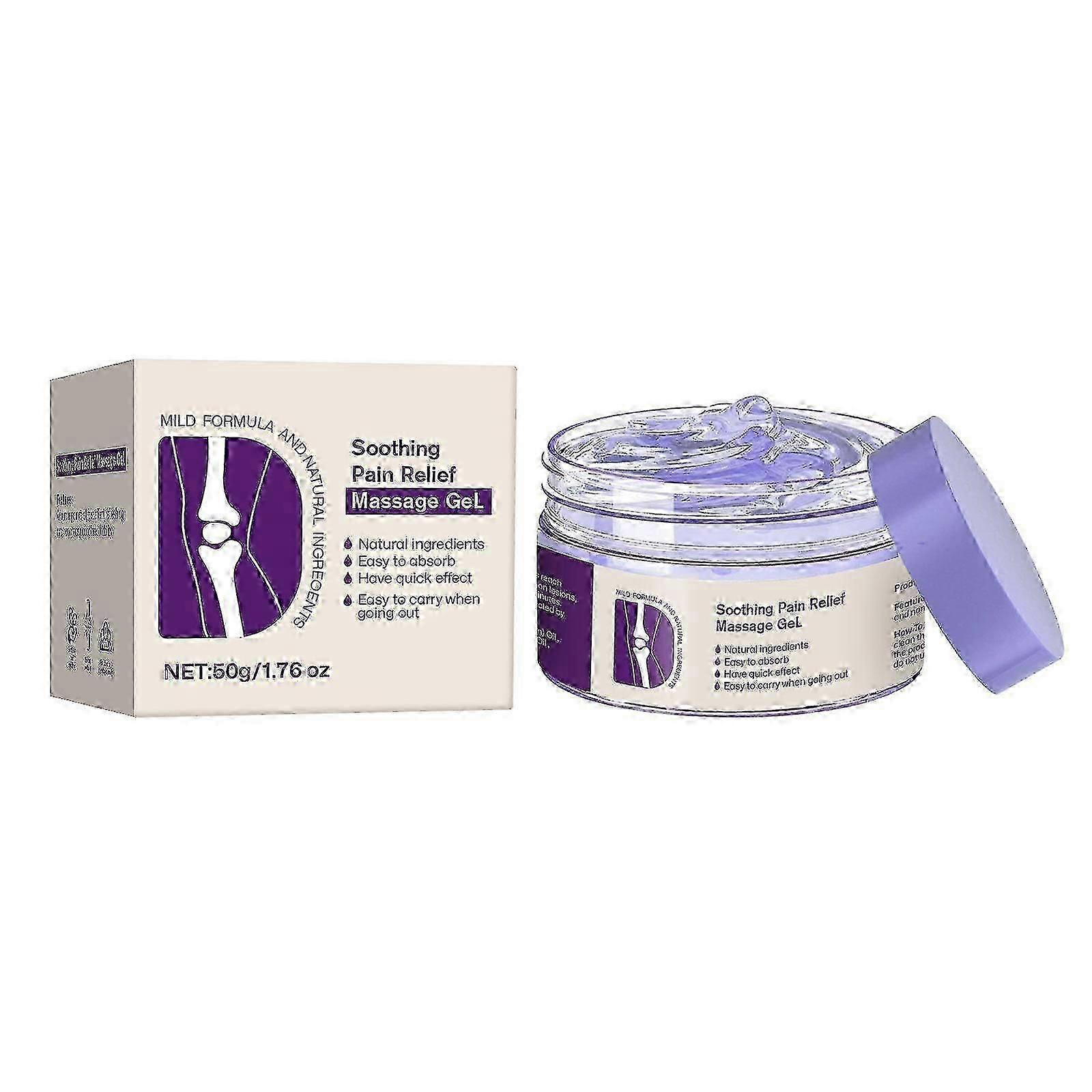 关节疼痛凝胶 紫色凝胶，用于全身的关节活动，舒缓膝盖、腰部、颈部、手部和脚部