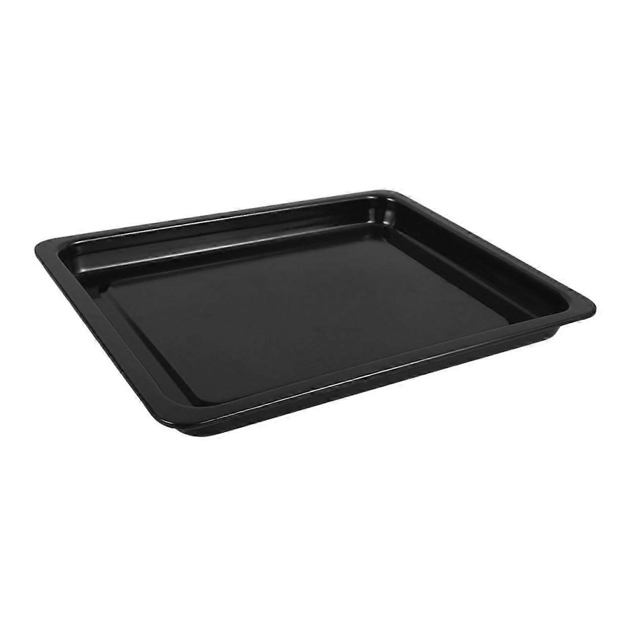 Versatile enamel roasting pan with for cookie molds and cakes, 37.50x27.50x2.50cm