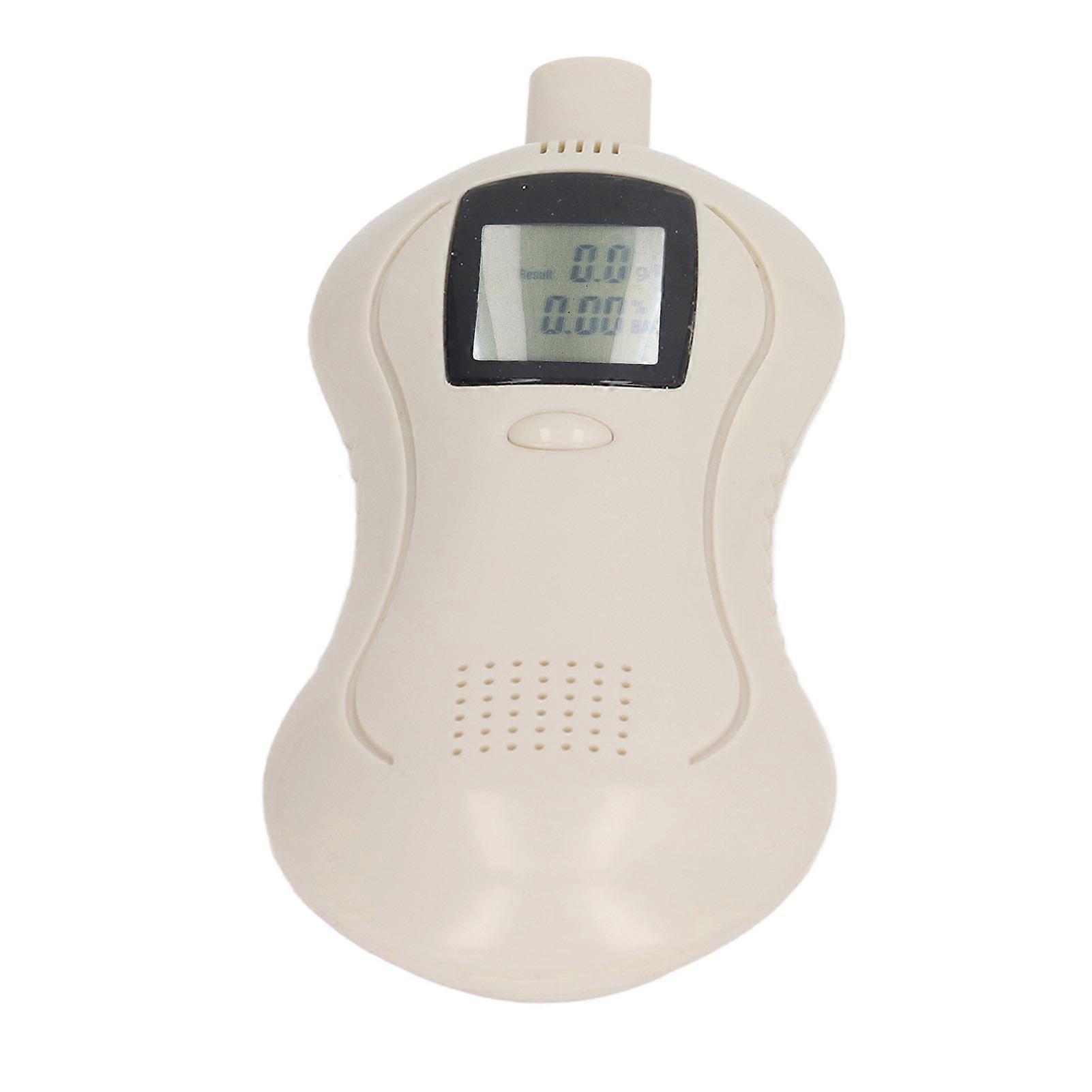 Portable Breath Tester LCD Digital Display Air Blowing Drunk Alarm Detector Semiconductor Sensor 