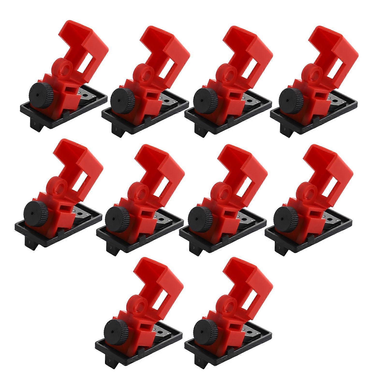 10 pieces of circuit breaker interlocking device, clamping device for singlepole circuit breaker interlocking device for handles under 16.5 mm.