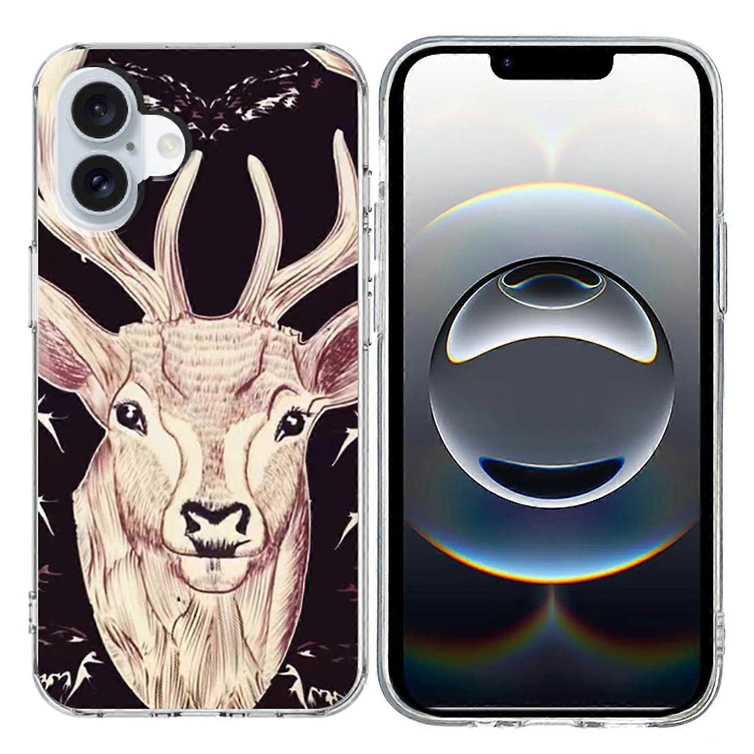 For iPhone 17 Case Pattern Printing Cell Phone TPU Back Cover