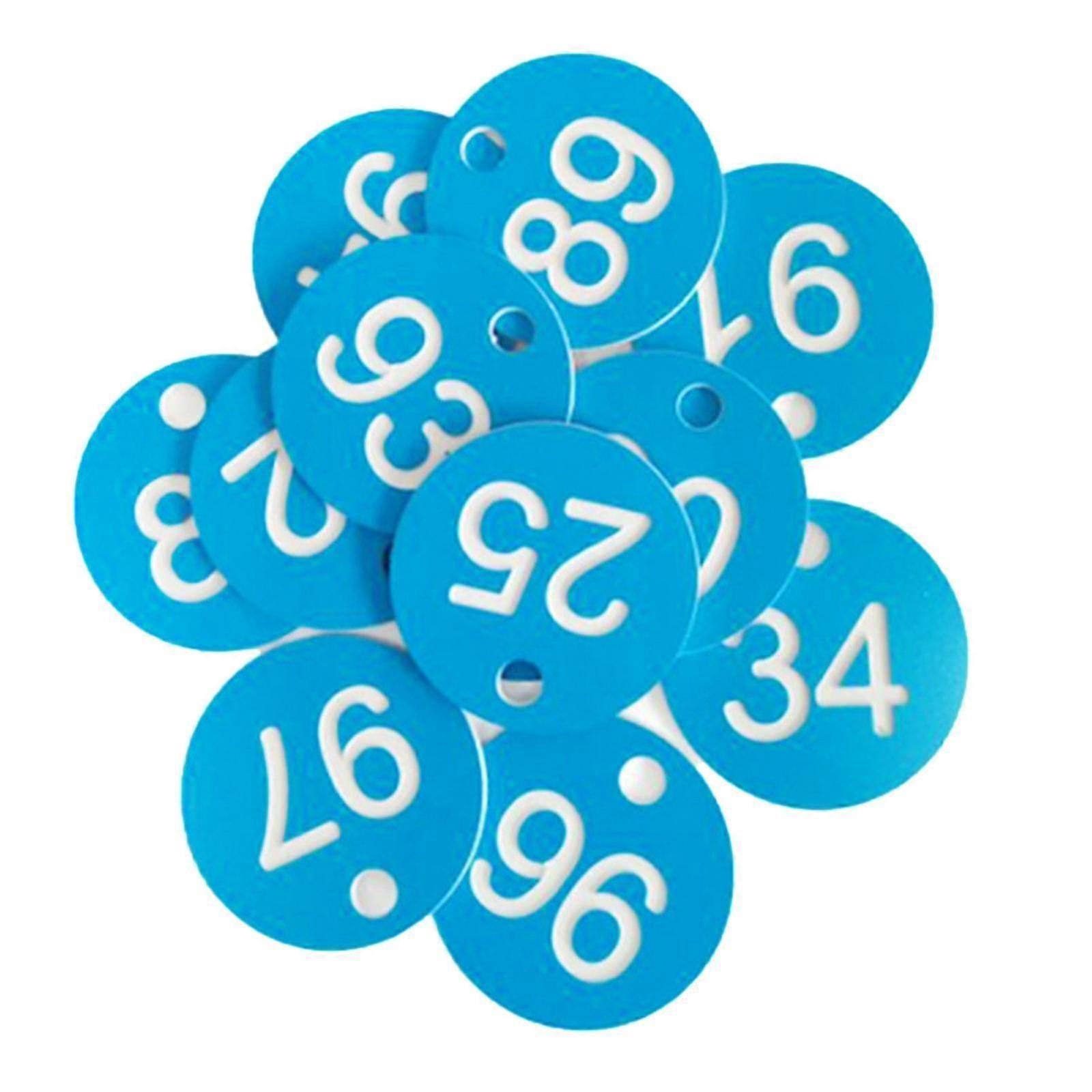 Numbered Clothing Labels and Coat Hanger Index Supply 1-100