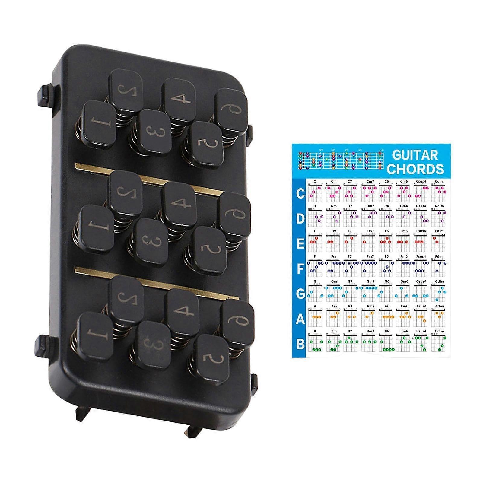 Guitar Chord Learning Tool, Chord Learning Decals Practice Tool, Chord Learning Aid, Chord Teacher Tool