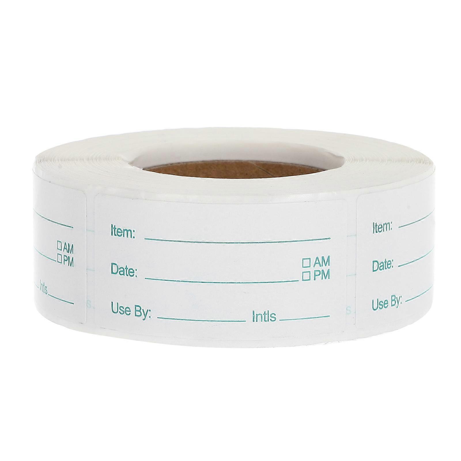 Removable Kitchen Pantry Labels Green Storage Containers Marking 1 Roll