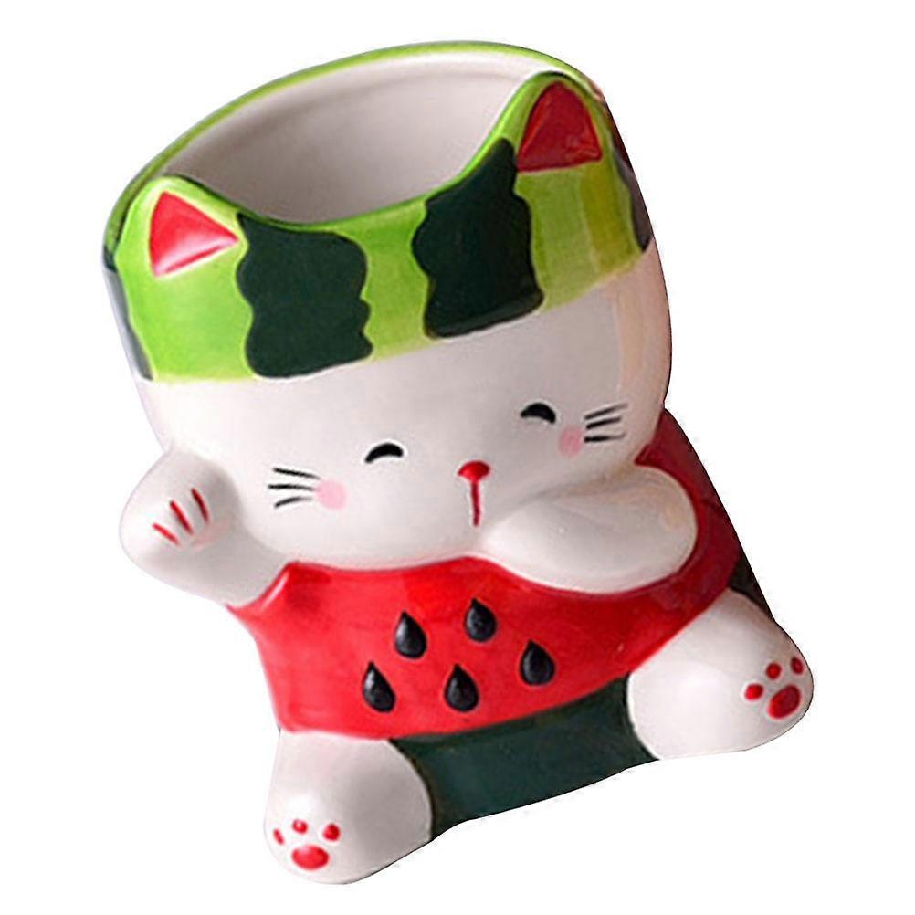 Cute Utensil Holder and Chopsticks Organizer with Drainer for Kitchen Countertop – Holds Spoons, Forks, and Kitchen Tools