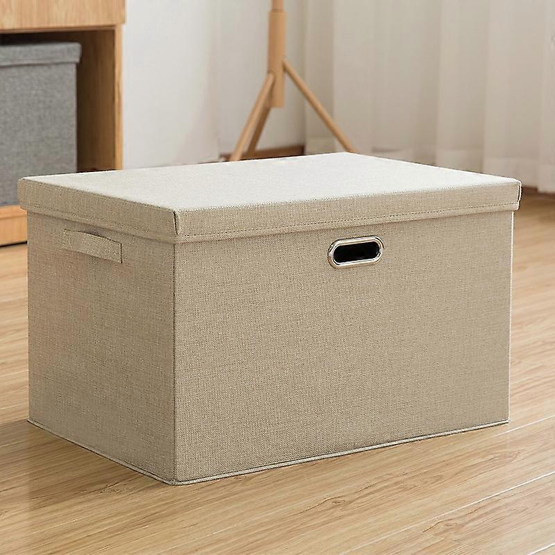 Household Clothes Storage Box Fabric Foldable Debris Storage Box Toy Storage Box, Size: L 44x29x30cm