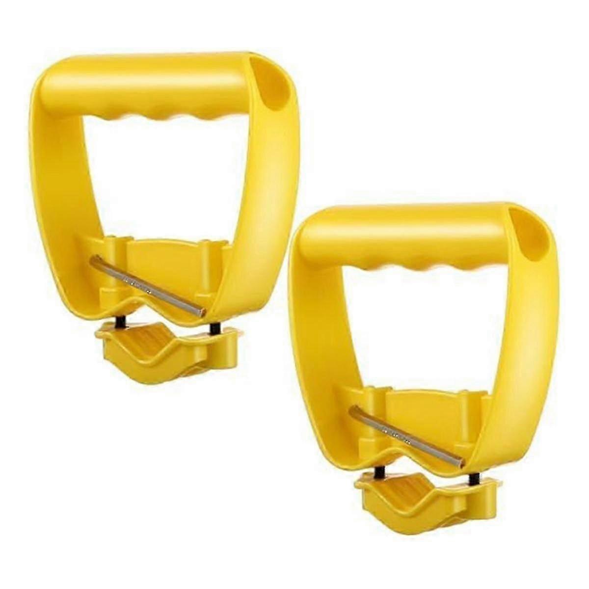 2 Pack Back Saving Tool Handle Attachment, Labor Saving Ergonomic Shovel or Rake Handle Attachment