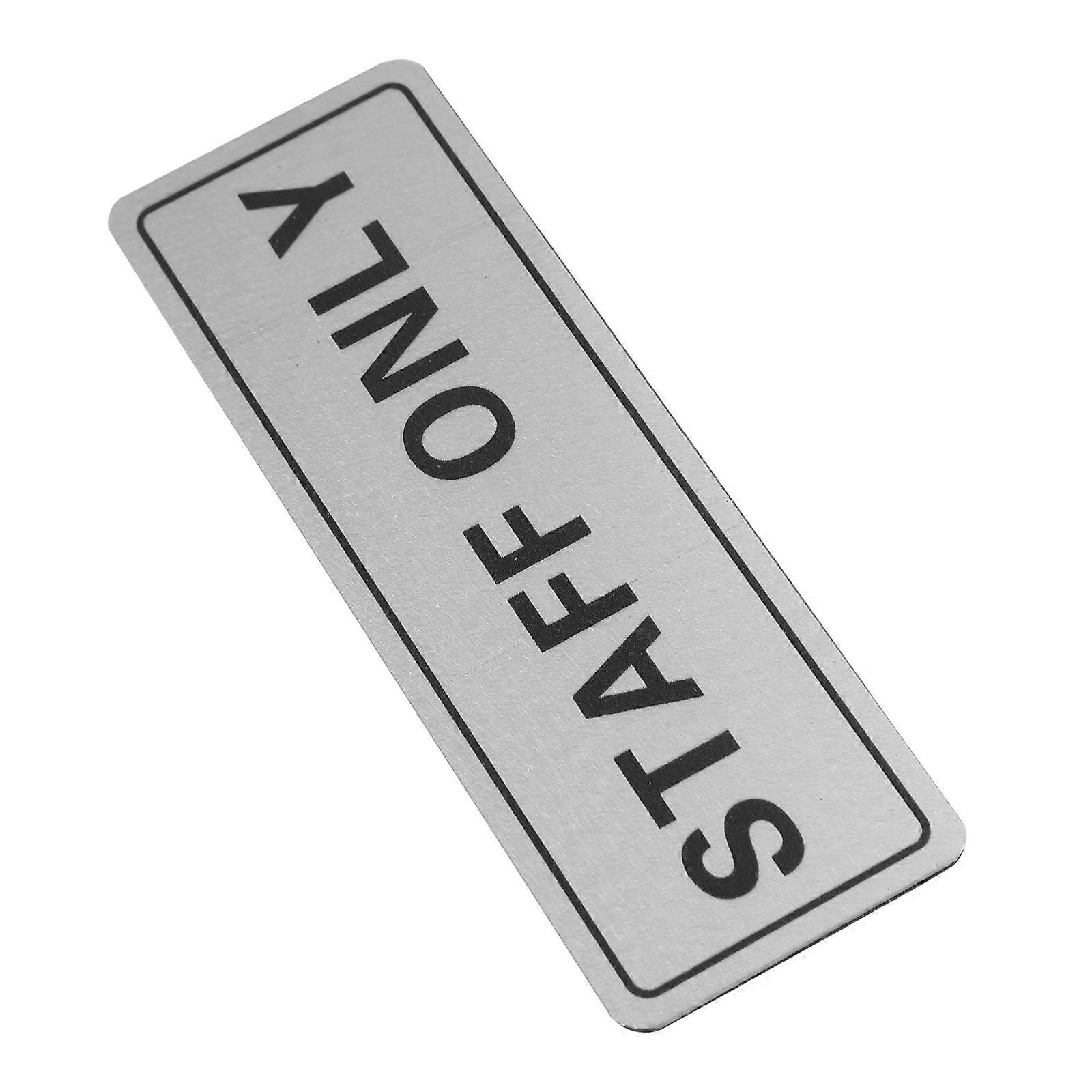 Office Status Sign Staff Only 15.00X5.00X0.10CM 1Pack