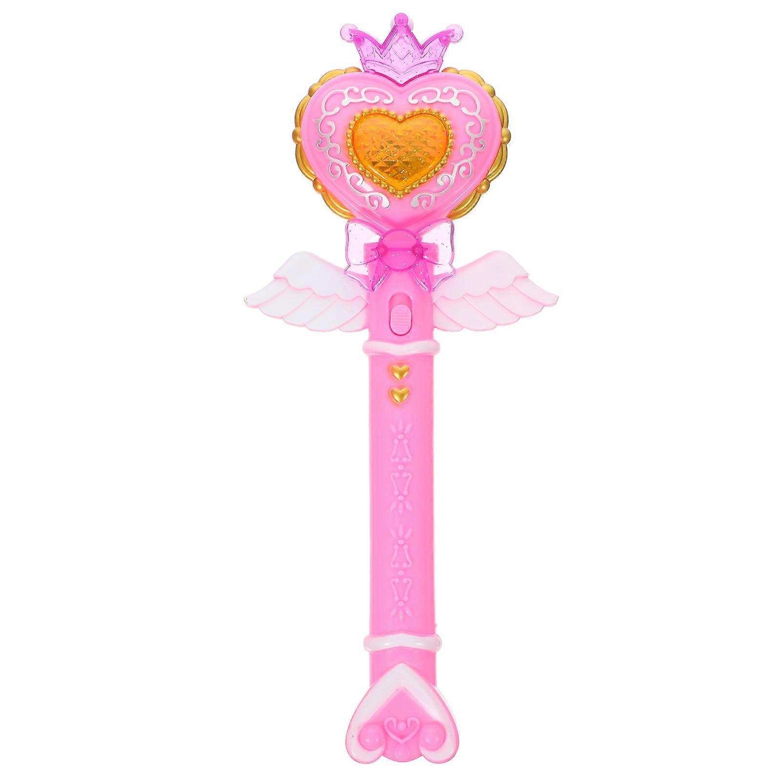 Fairy Wand Toy Glowing Princess Wand Dress-Up Parties 9.82X4.24X1.18 In Sound Effects 1Pcs