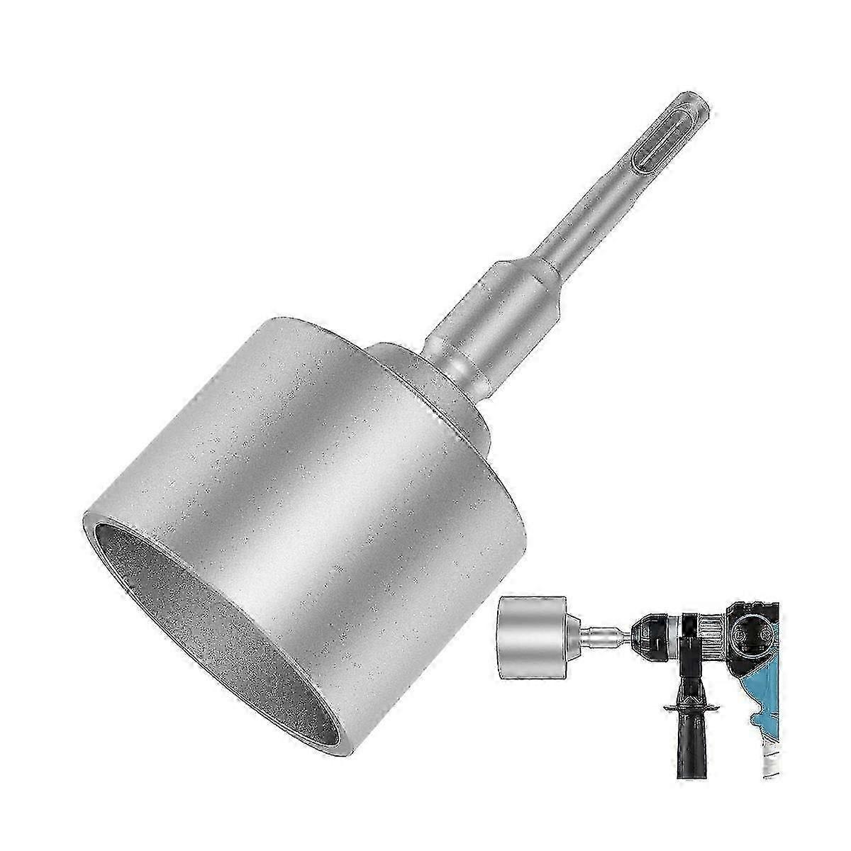 Durable SDS-Plus T Post Ground Rod Driver - Hammer Drill Bit Converter Compatible with Hammer Drills for Easy Installation