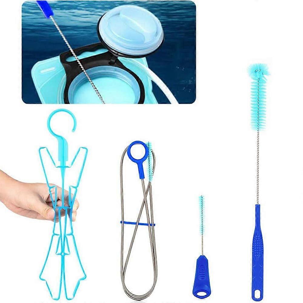 Cleaning Kit for Hydration Pack - 4-in-1 Cleaning Set for Camelbak Hydration Bladder, Water Bladder Maintenance Tools