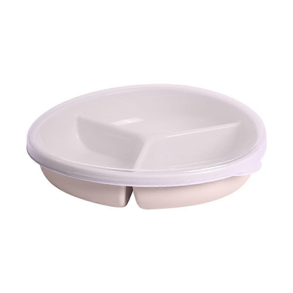 Triangular Snack Tray with Lid, 3 Compartments, 27x8cm, Ideal for Nuts, Candies, Party Snacks