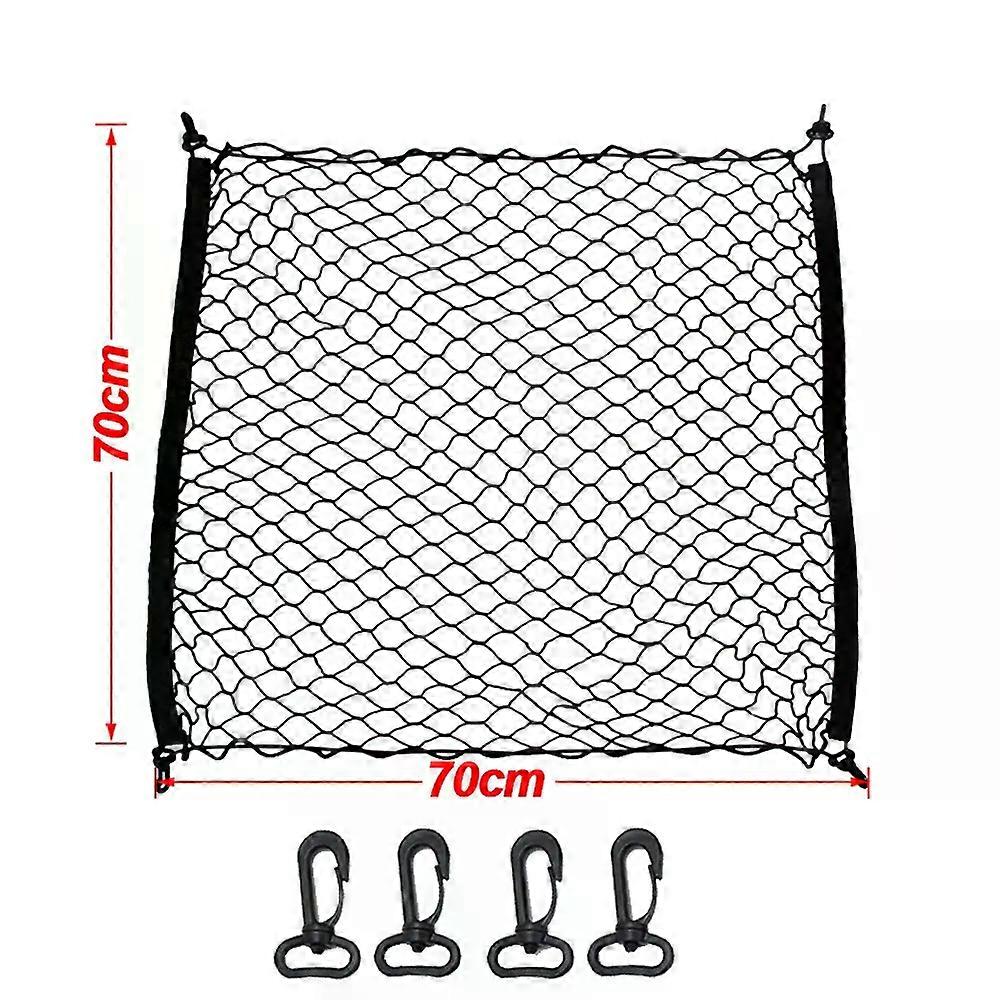 Universal Car Trunk Net Elastic Luggage Net Cargo Organizer Storage Nylon Mesh Nets Stretchable Car Interior Mesh Network Pocket