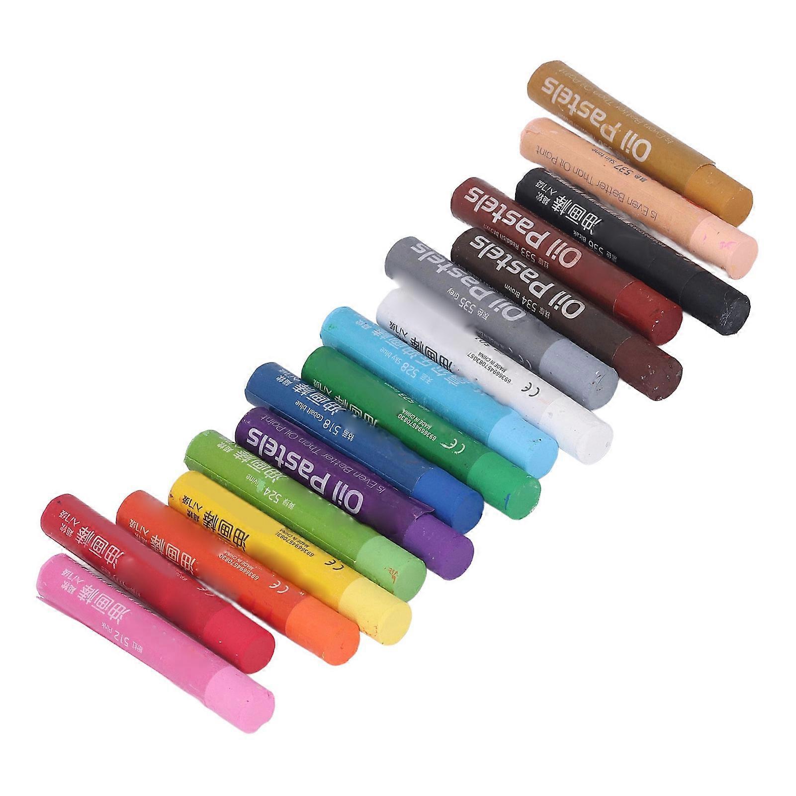 Λάδι Παστέλ Professional 16 Χρώματα Μαλακό Λάδι Παστέλ Stick για Καλλιτέχνες Αρχάριοι Φοιτητές Παιδιά