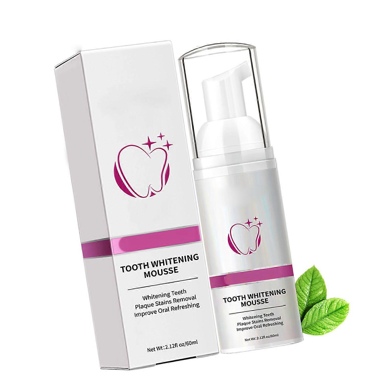 Toothpaste Whitening Foam Cleaning Reduce Tartar Stains Portable Mousse Toothpaste