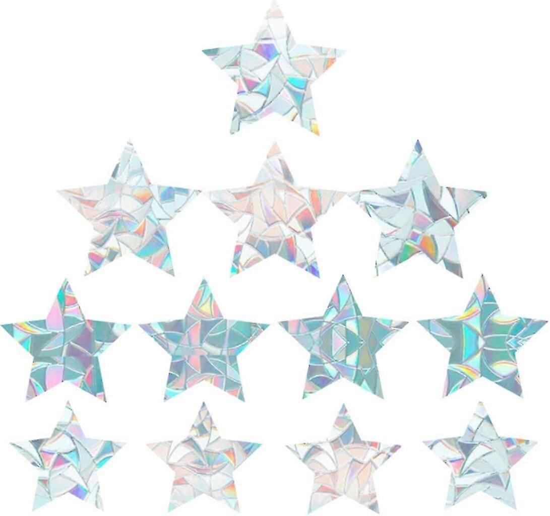 12 pcs. Rainbow Window Adhesive Decorative Window Film 3D