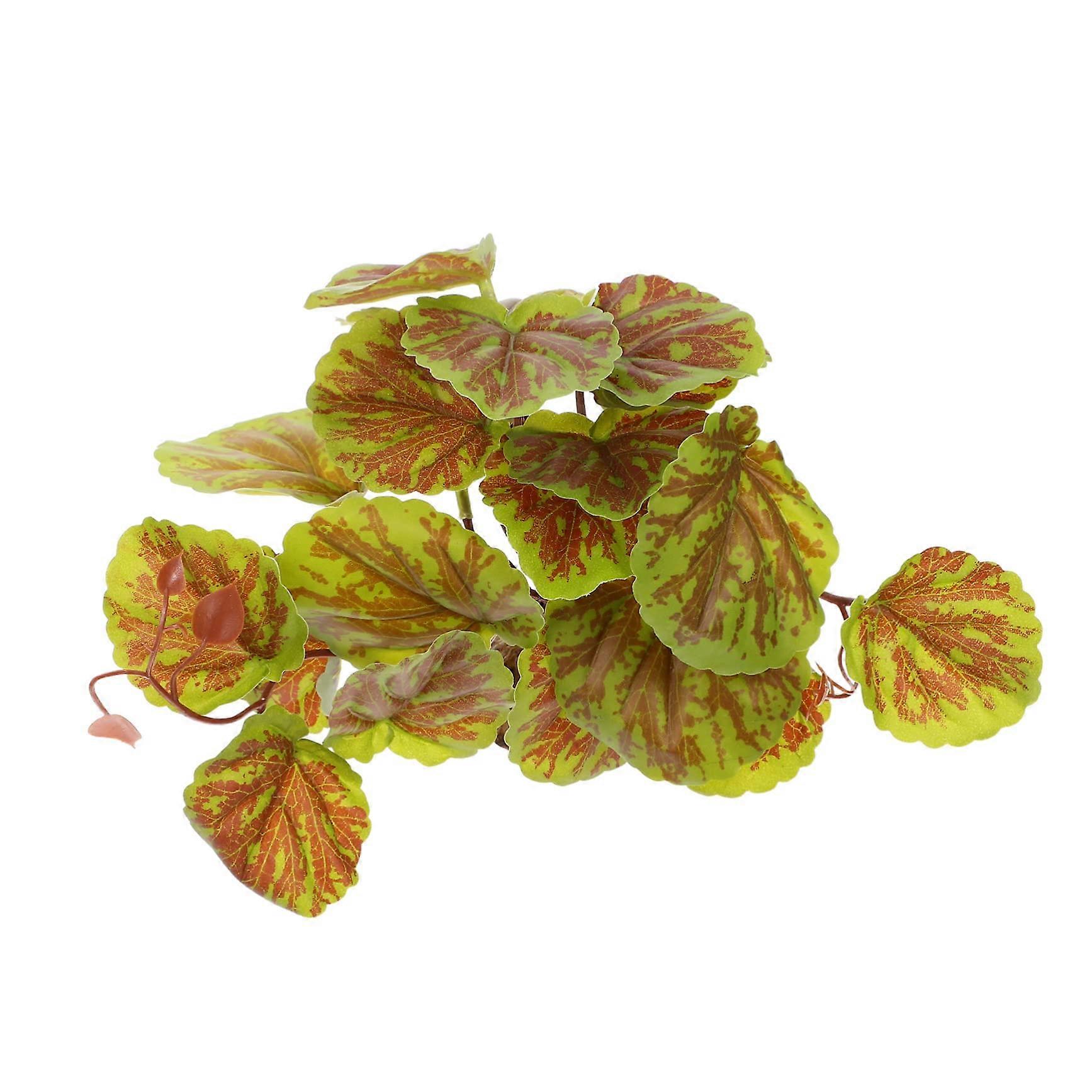 Artificial Plants For Terrariums And Aquariums, Reptile Safe, Non-Toxic Decor, Turtle Habitat Hideaway And Play Area