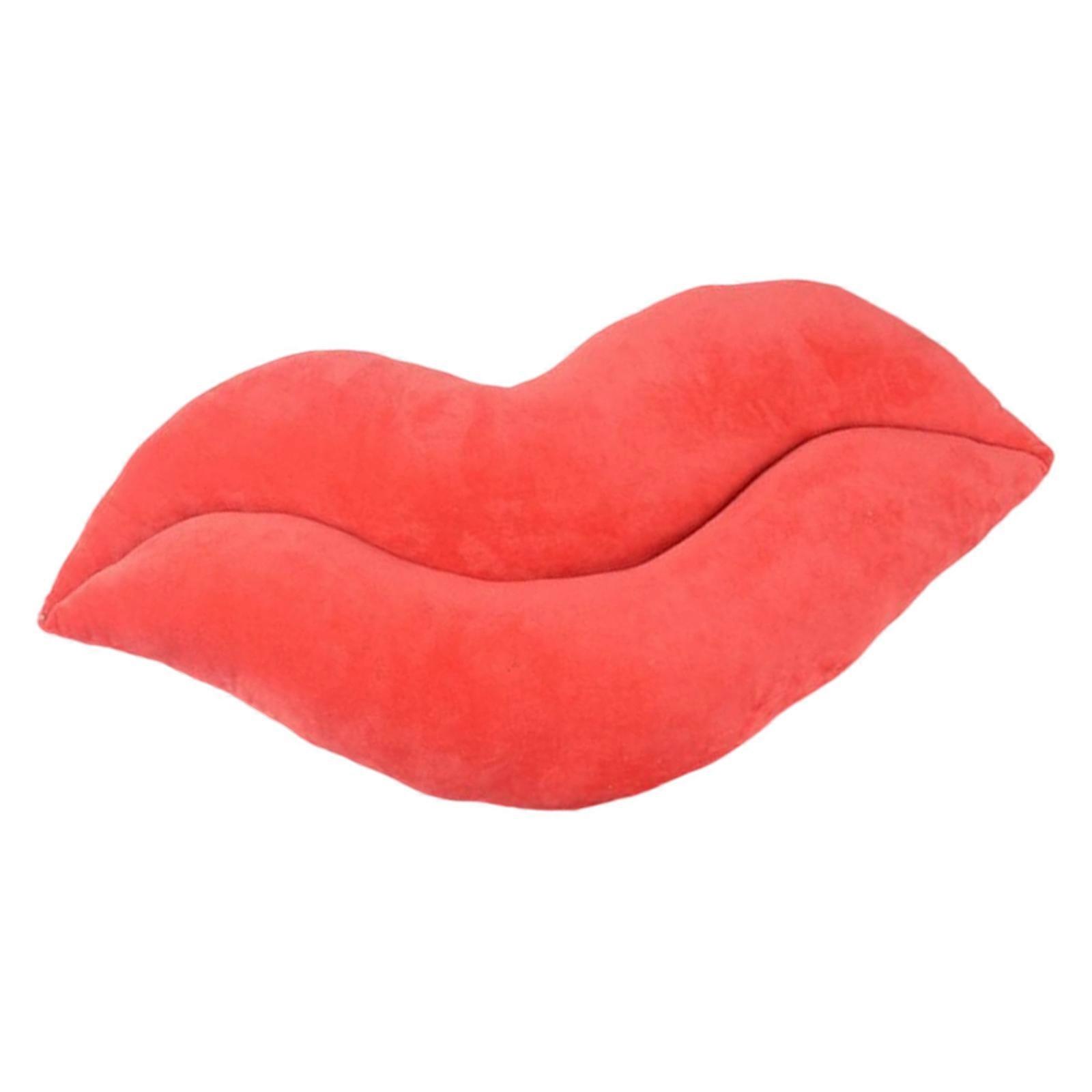 Lips Pillow Not Deformable Plushie Cushion For Long Time Comfort Bed Sofa Use 53cm 65cm  R