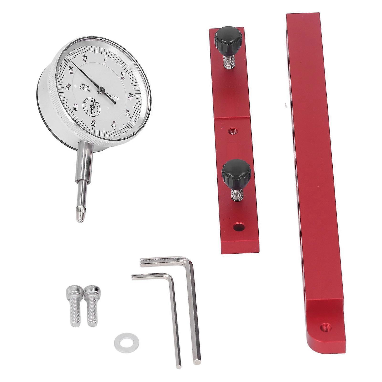 Table Saw Dial Indicator Aligning Calibrating Machinery Gauge Work Shop Tool Alignment System Long