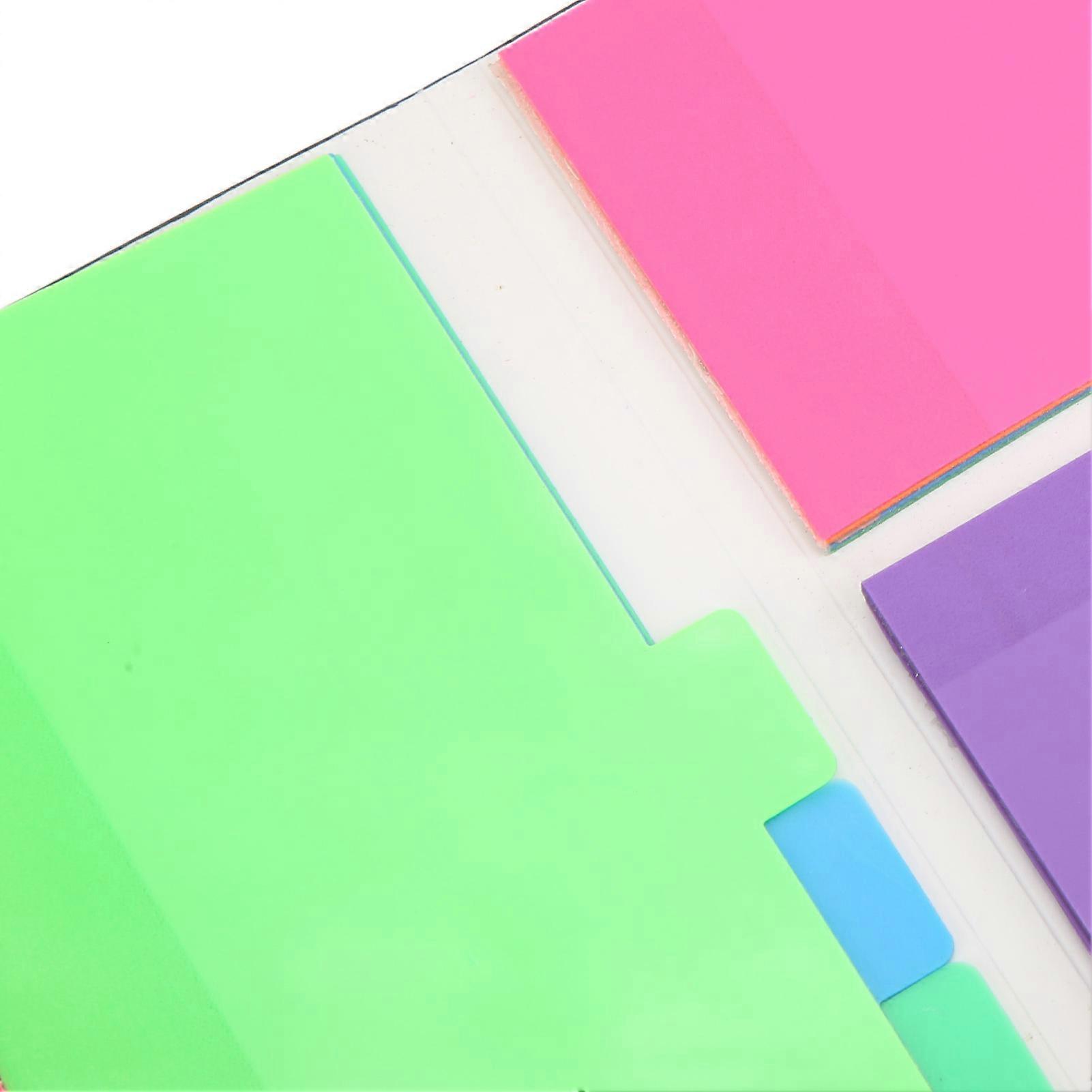 Sticky Notes Water Resistant Erasable Design PET Material Reusable Widely Used Strong Stickiness Business Sticky NotesMedium