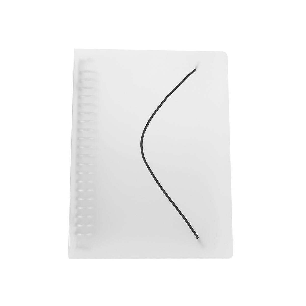 Clipboard Plastic File Storage for Office Work Rectangular Shape 23x17.5cm Memo Organization 2Pcs