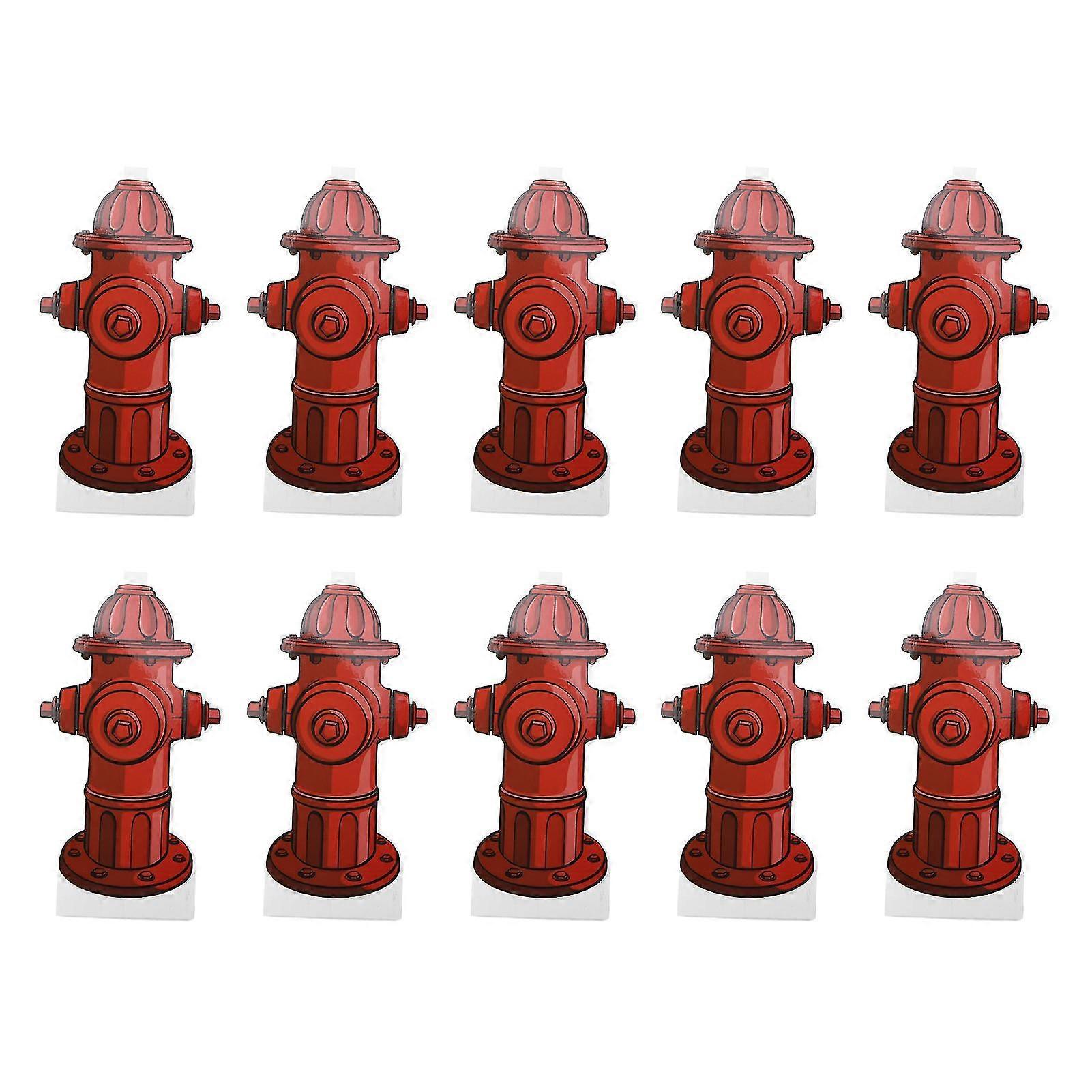 10pcs Fire Hydrant - shaped Dog Pee Pad Trainer Paper 2025