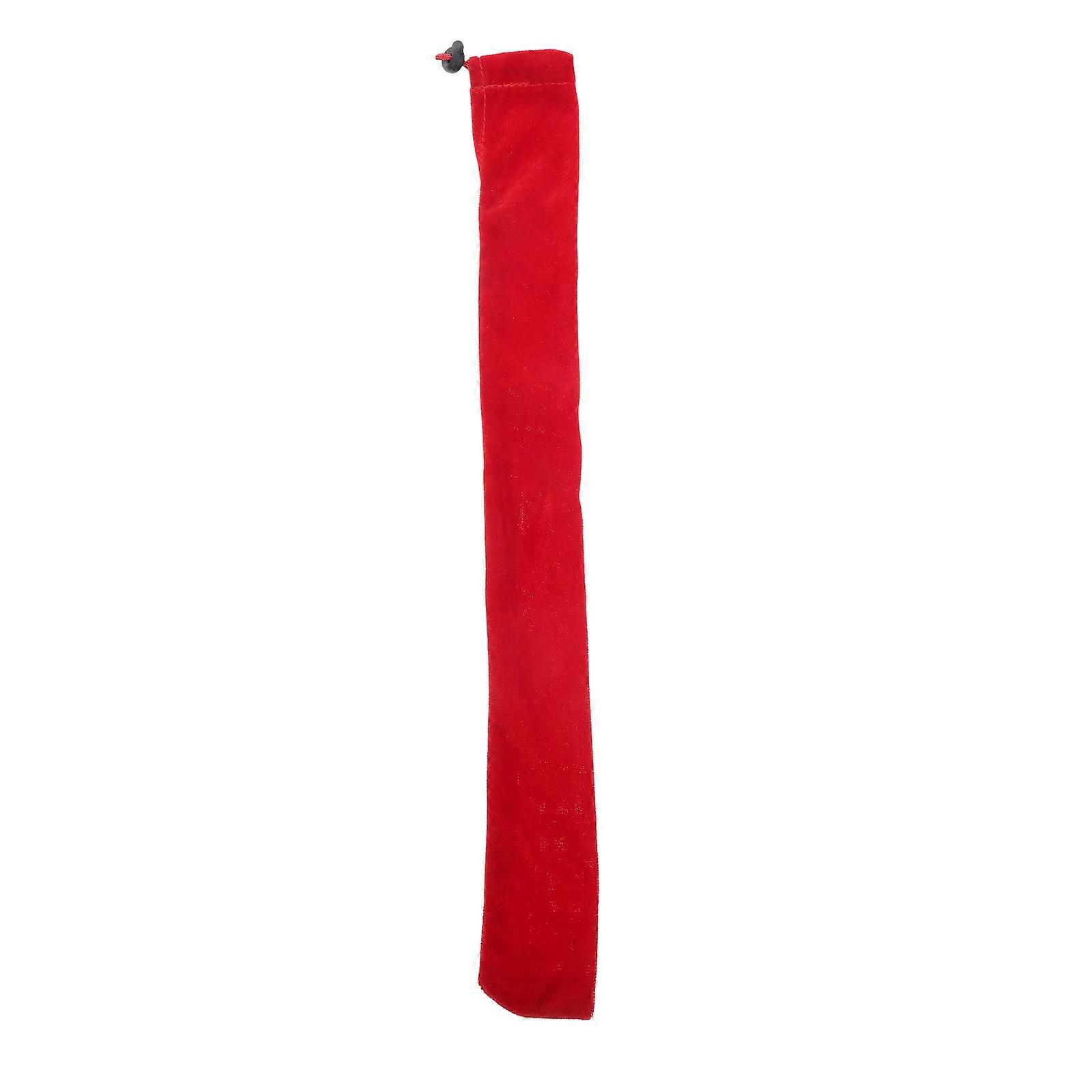 Red Flagpole Storage Bag for Outdoor Use Durable Fabric Compact Lightweight Design Ideal for Travel and Portability 7.5 inches