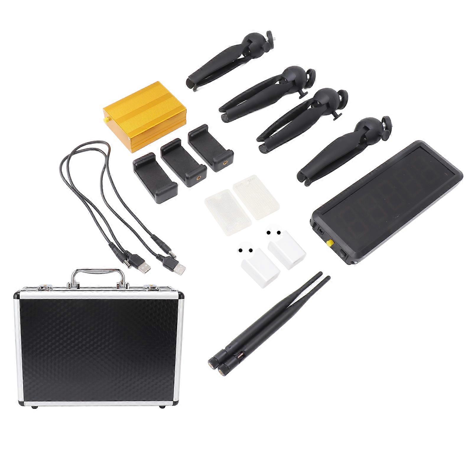 Wireless Digital Timer Sprint Racing Stopwatch for Electronic Bike Speed Training Skating 100‑240V EU Plug