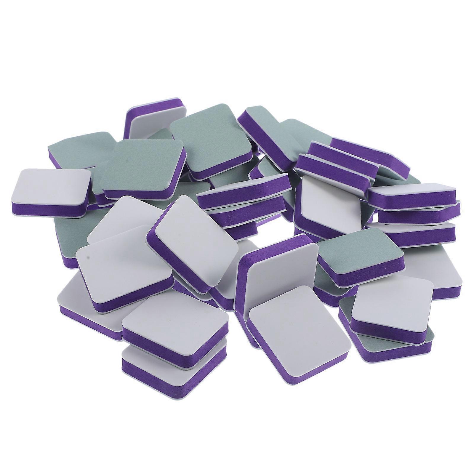 Buffing Blocks Sanding Stick EVA Surface Sanding Nail Salon 50Set