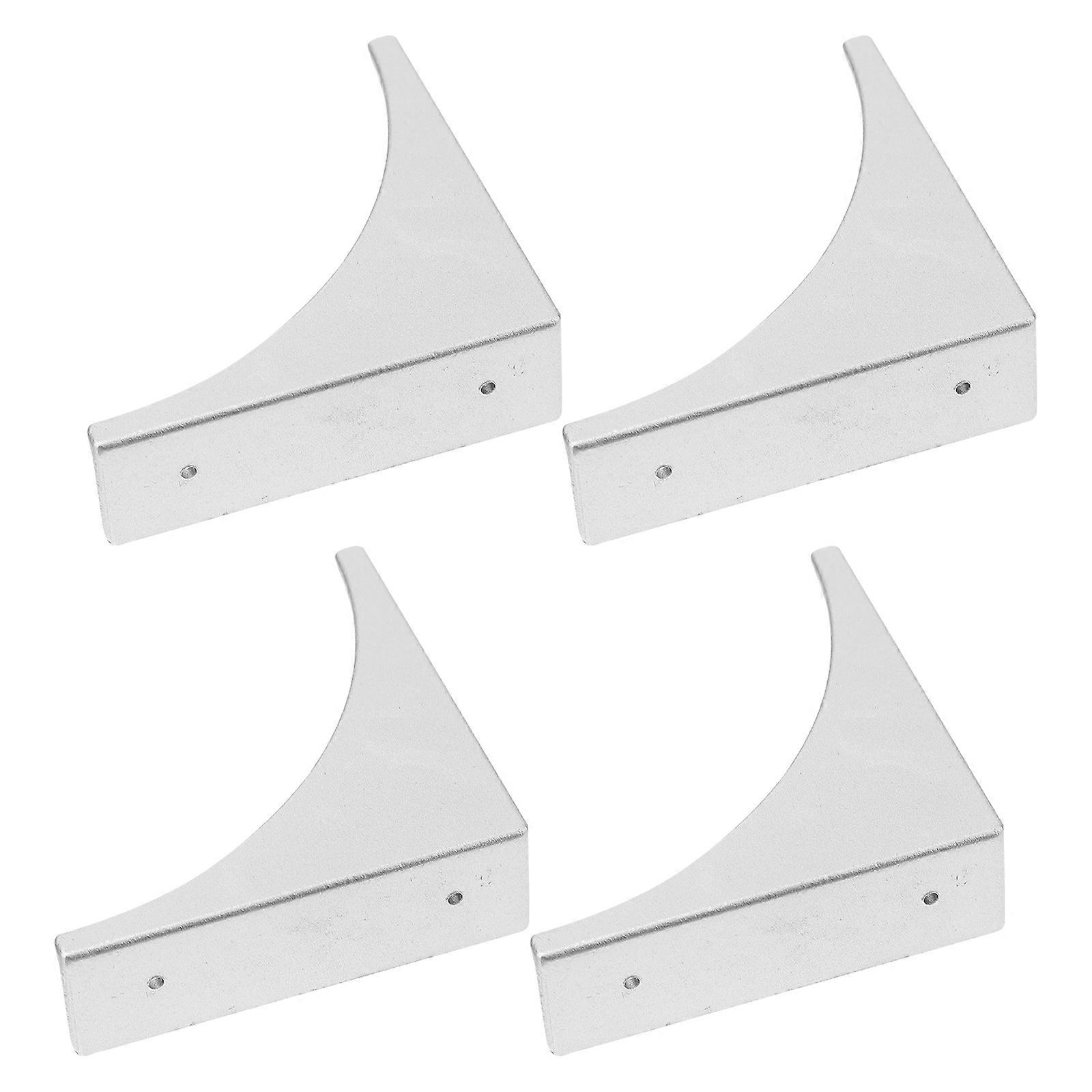 Corner Guard Copper Furniture Protectors for Safety Guard 4Pcs Silver