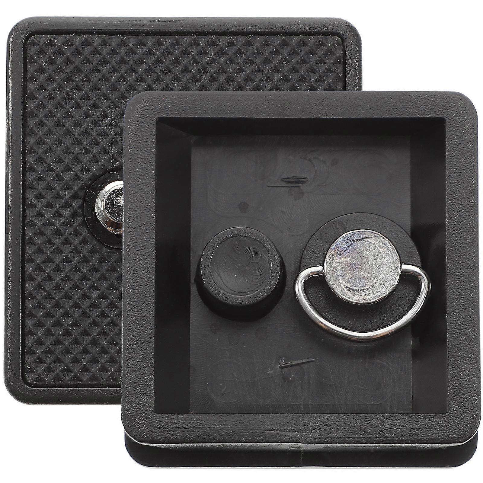 Tripod Adapter Plate 2Set For Photography And Videography 4.6X4.2X0.6CM Black Stable Bayonet Functionality