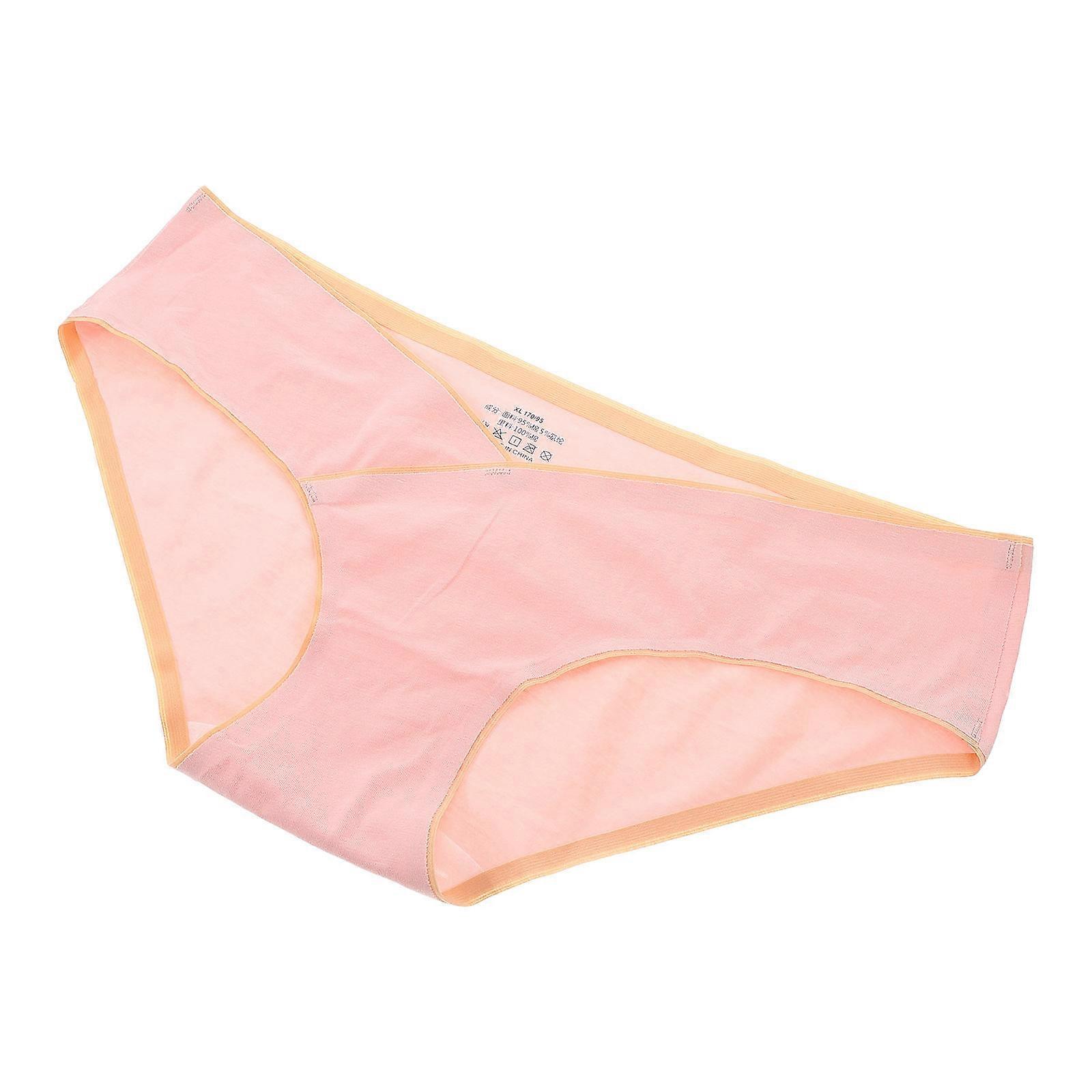Seamless Maternity Underwear Made from Cotton for Comfortable Home Use Pink XL