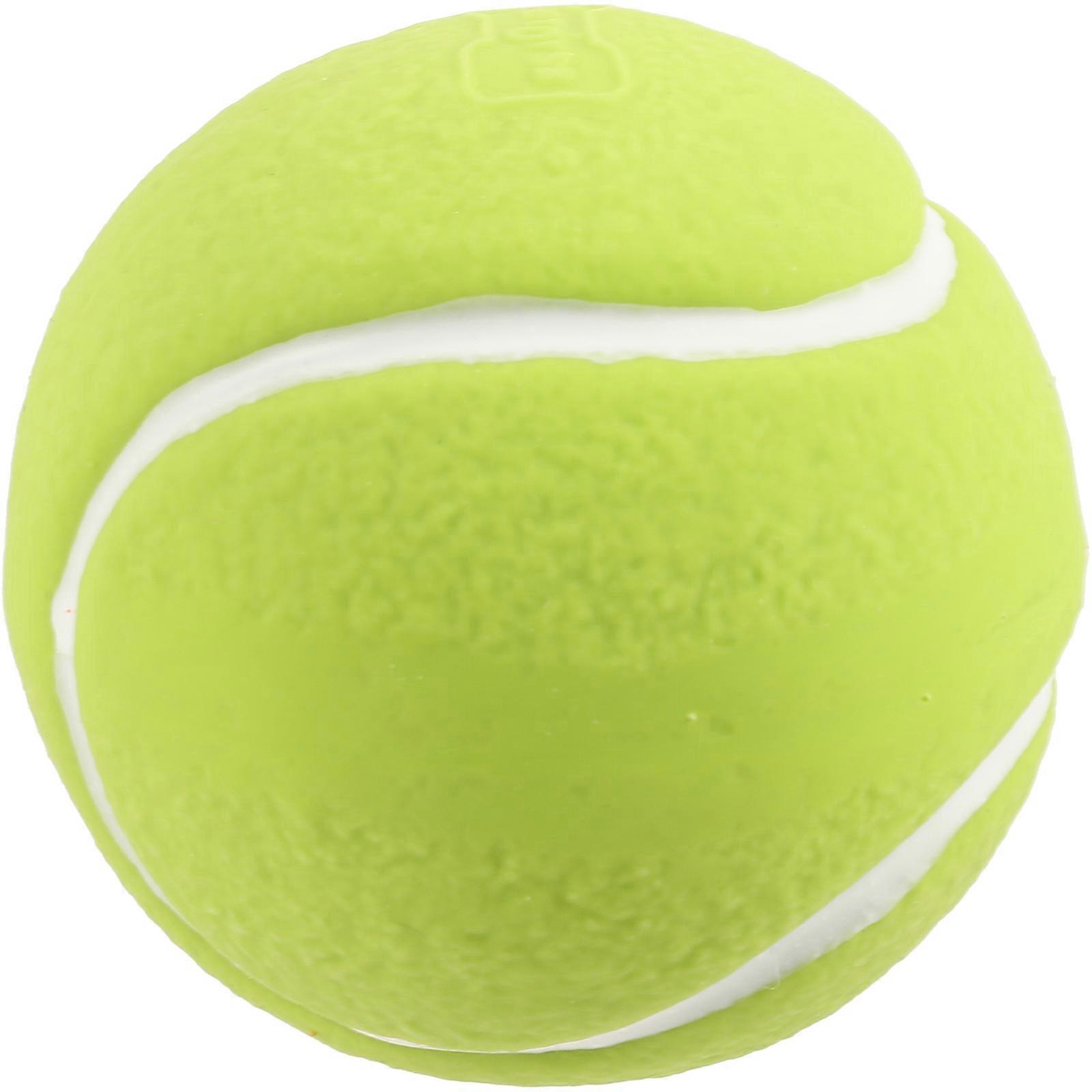 Light Green Dog Squeaky Ball Toy Made of Durable Rubber for Interactive Play Lightweight and Compact