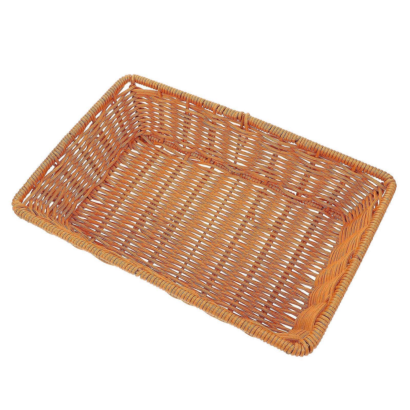 Covered Food Basket PP Material Storage For Kitchen With Reinforced Construction 1Set