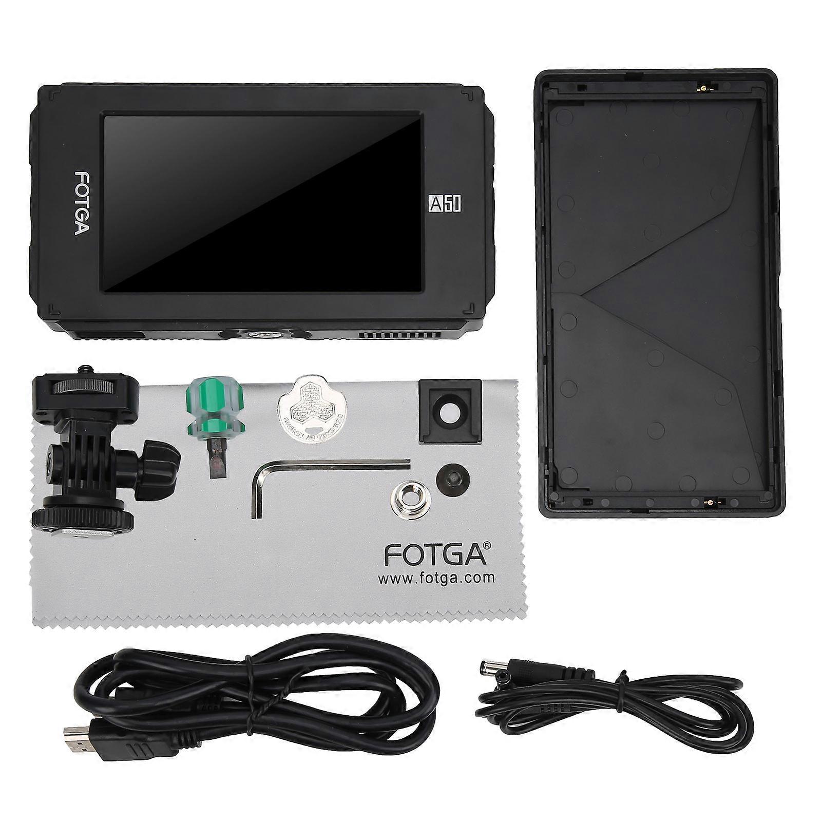 FOTGA A50T Touch Screen Camera Field Monitor 1920x1080 4K HD Input Output Monitor