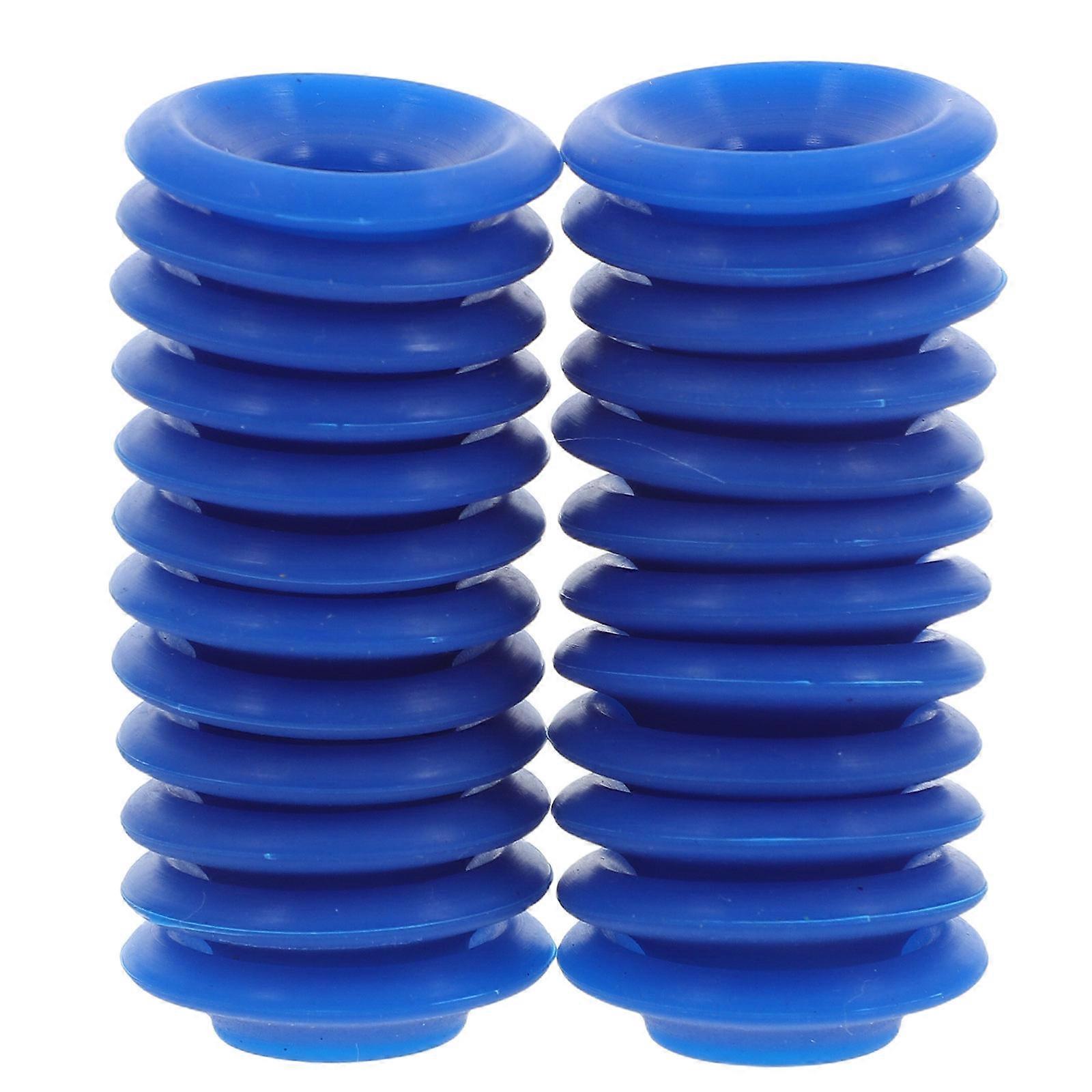 Silicone Gaskets for Water Bottles Leakproof Seal Rings Blue Universal Bottle Ring 24PCS