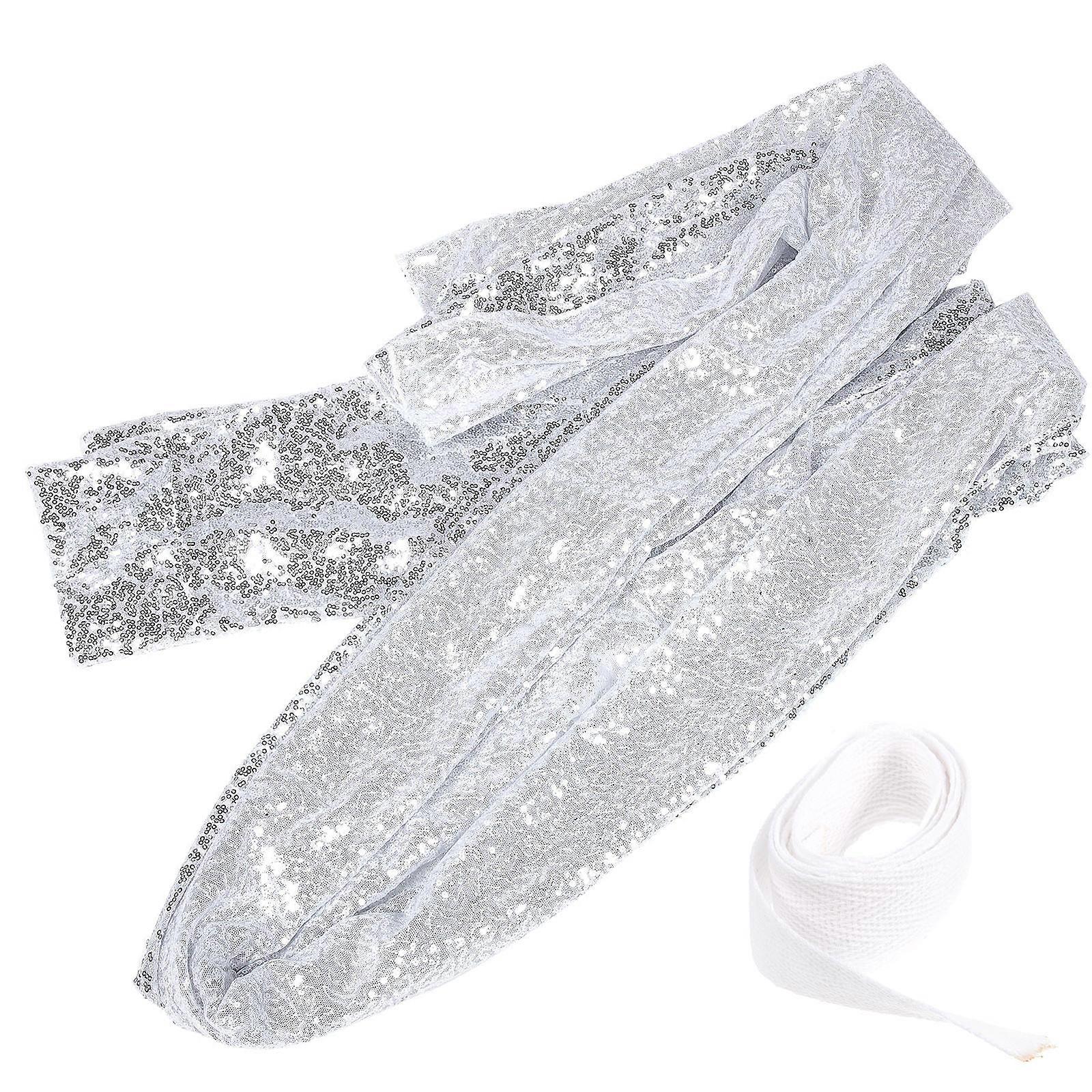 Shiny Sequin Backdrop Photography Curtain Rectangular Streamer Background 240x60cm Elegant 1Pack