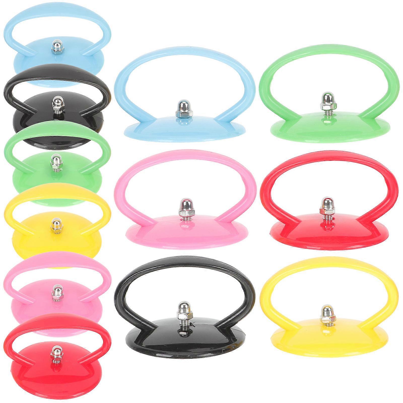Universal Pot Lid Knobs for Kitchen Use 12pcs Assorted Color PP Material Heat Resistant