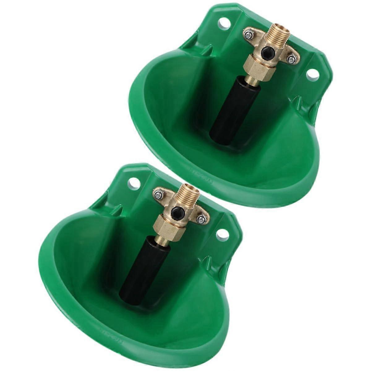 Automatic Drinking Bowl for Sheep and Goats - Durable Copper Waterer, Frost Resistant, Efficient Water Supply, Easy to Install and Clean, 2 Pieces