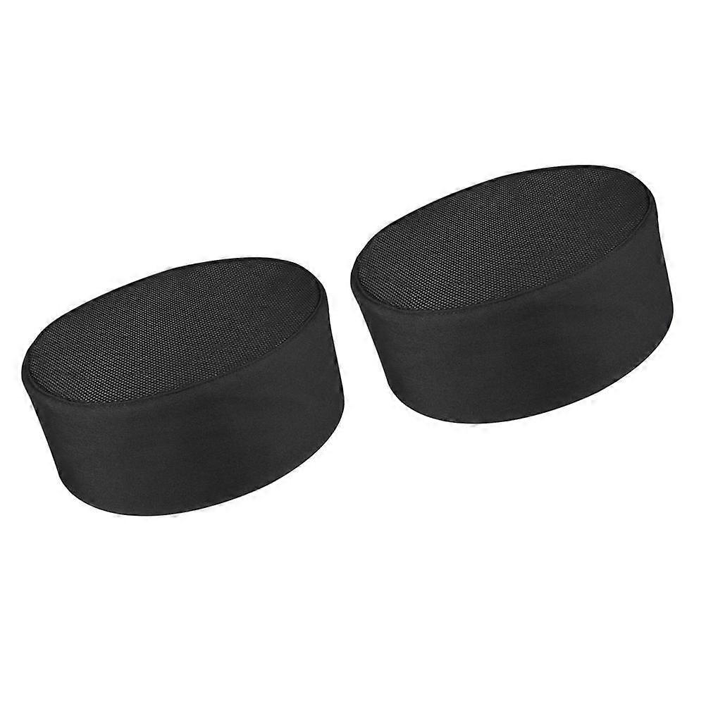 Kichen Chapeau de Travail Respirant Confortable Bakers Noir 2Pcs
