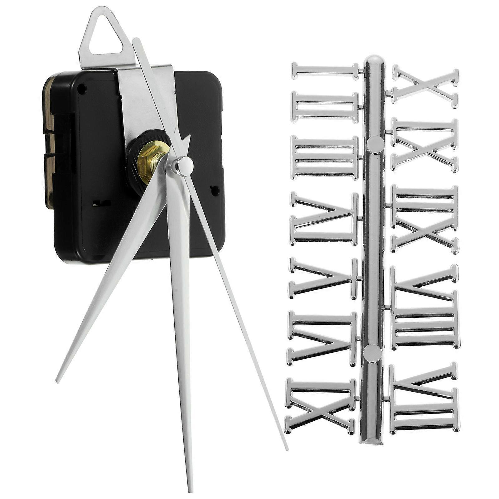 1 Set DIY Clock Movement Kit   Silent High Precision Mechanism for Lightweight Durable Craft Projects