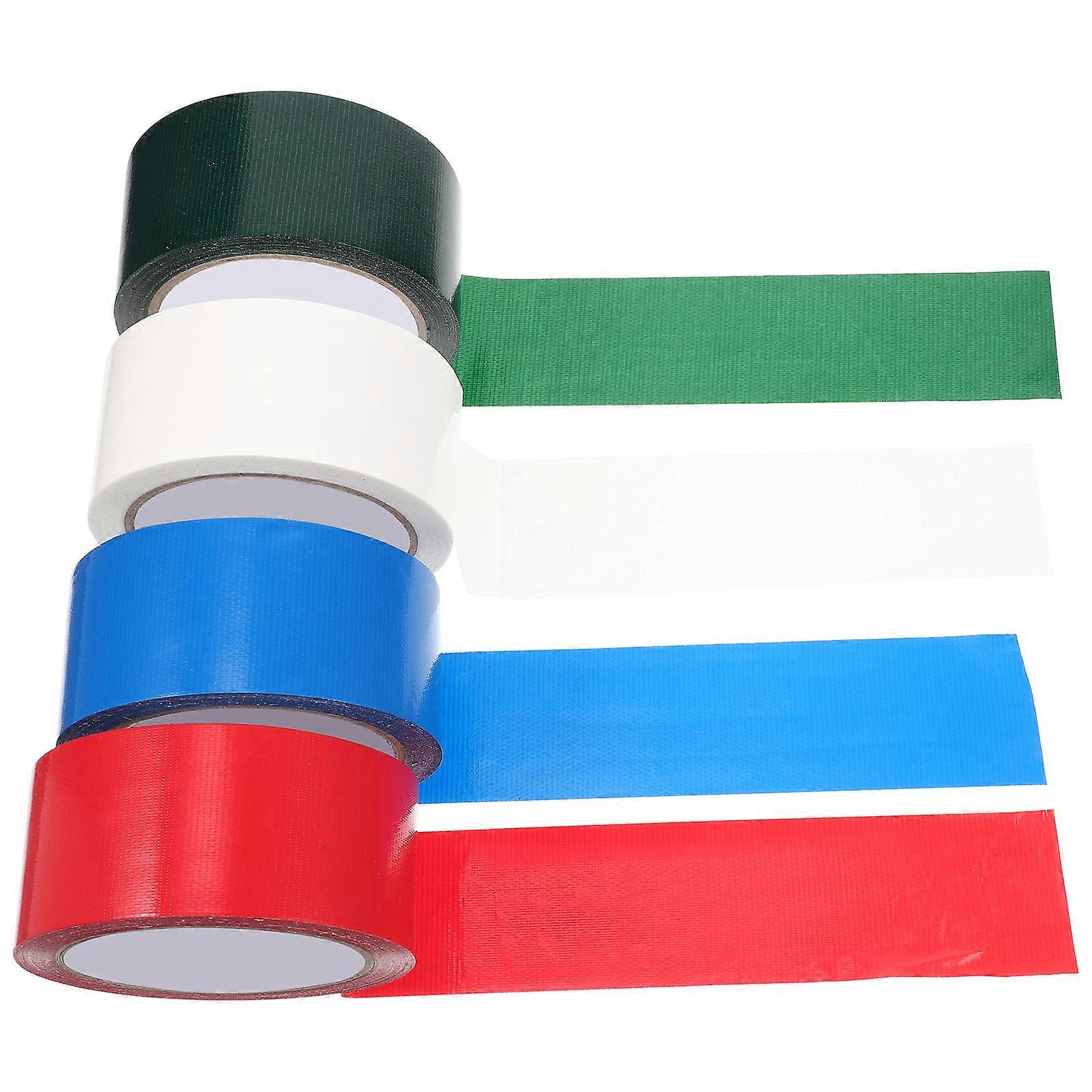 4 Rolls Heavy Duty Duct Tape Of Adhesive Tape For Crafts Carpets And Repairs Wide Long